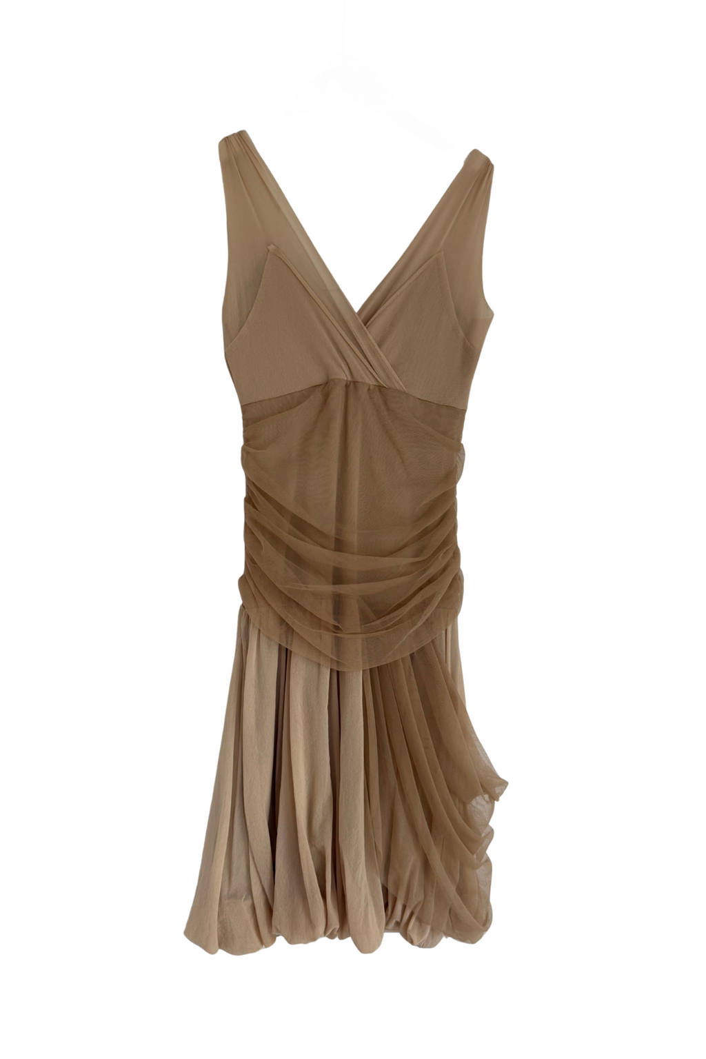 Tan Gauze Dress - XS