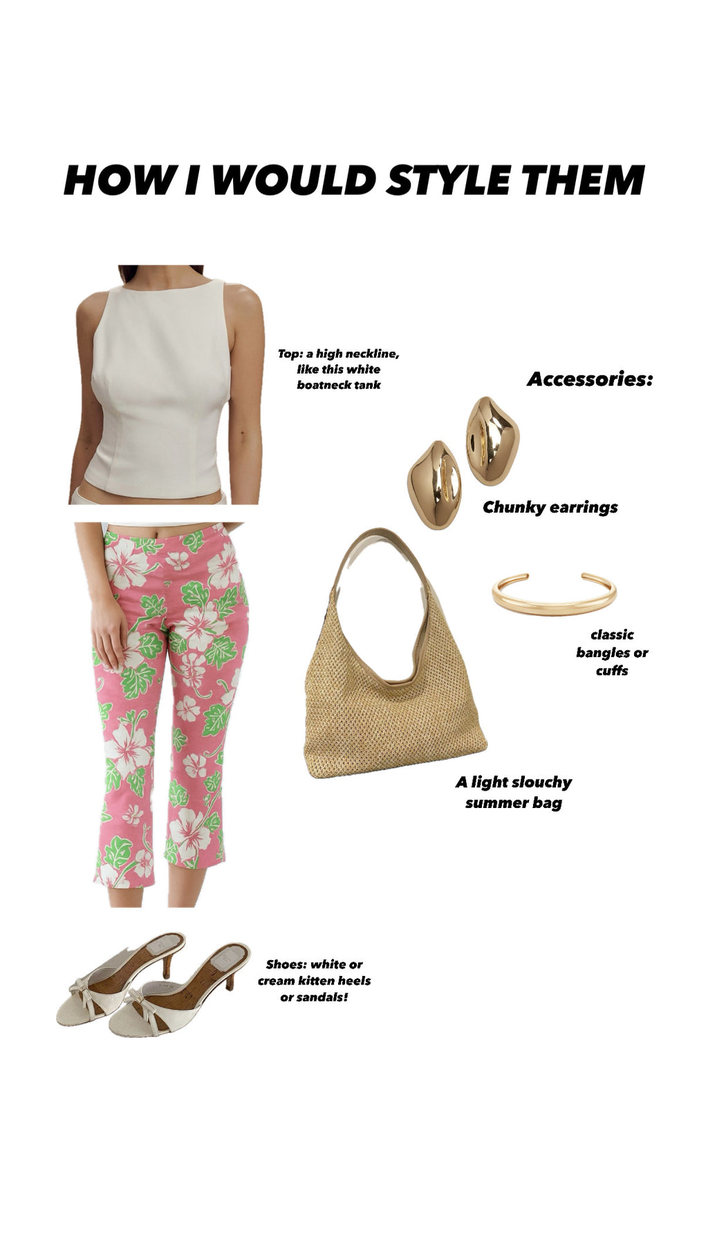 Vintage Hawaiian Capris - Size 29