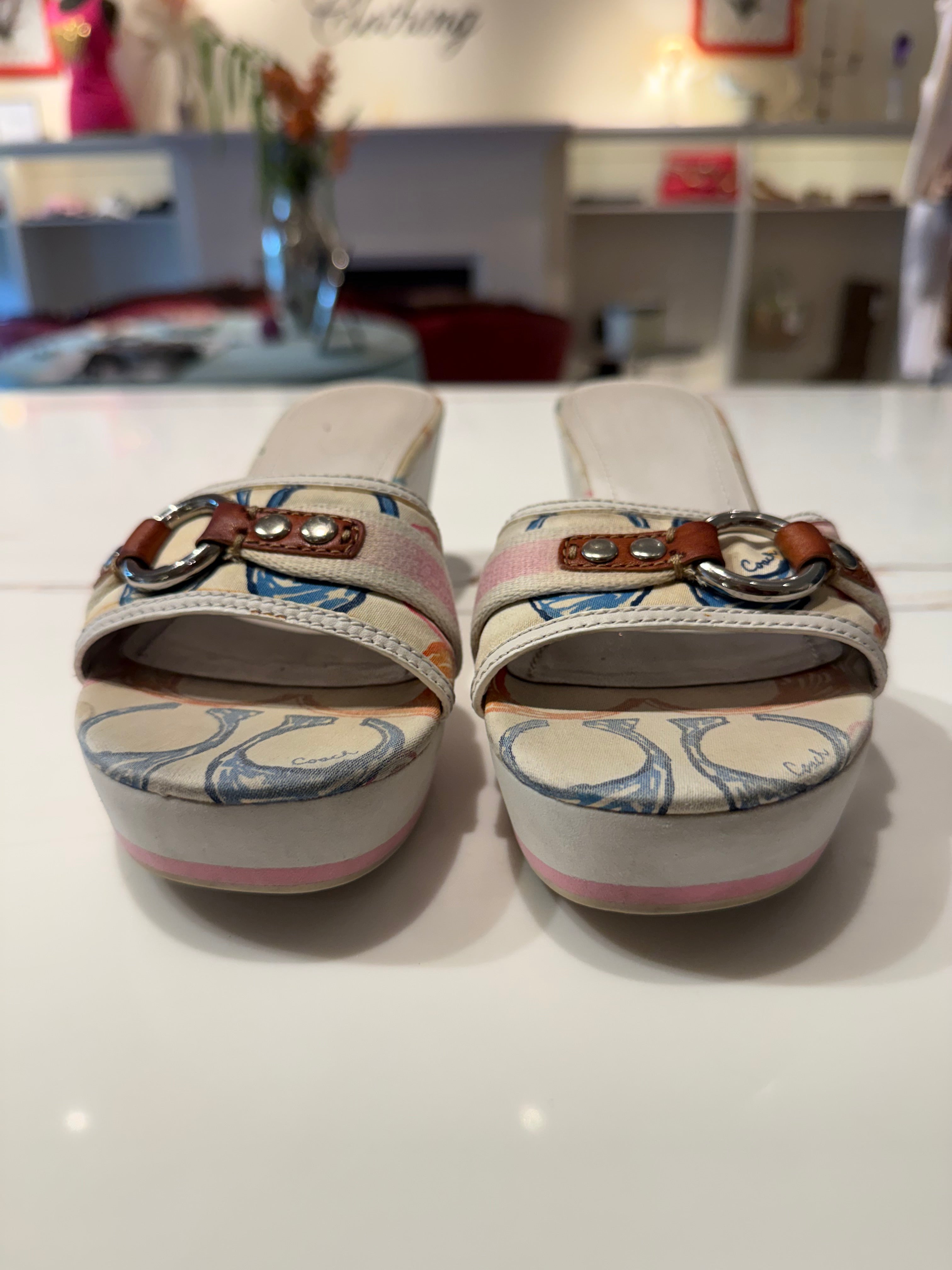 Coach Fionah Multicolor Heel - 6.5