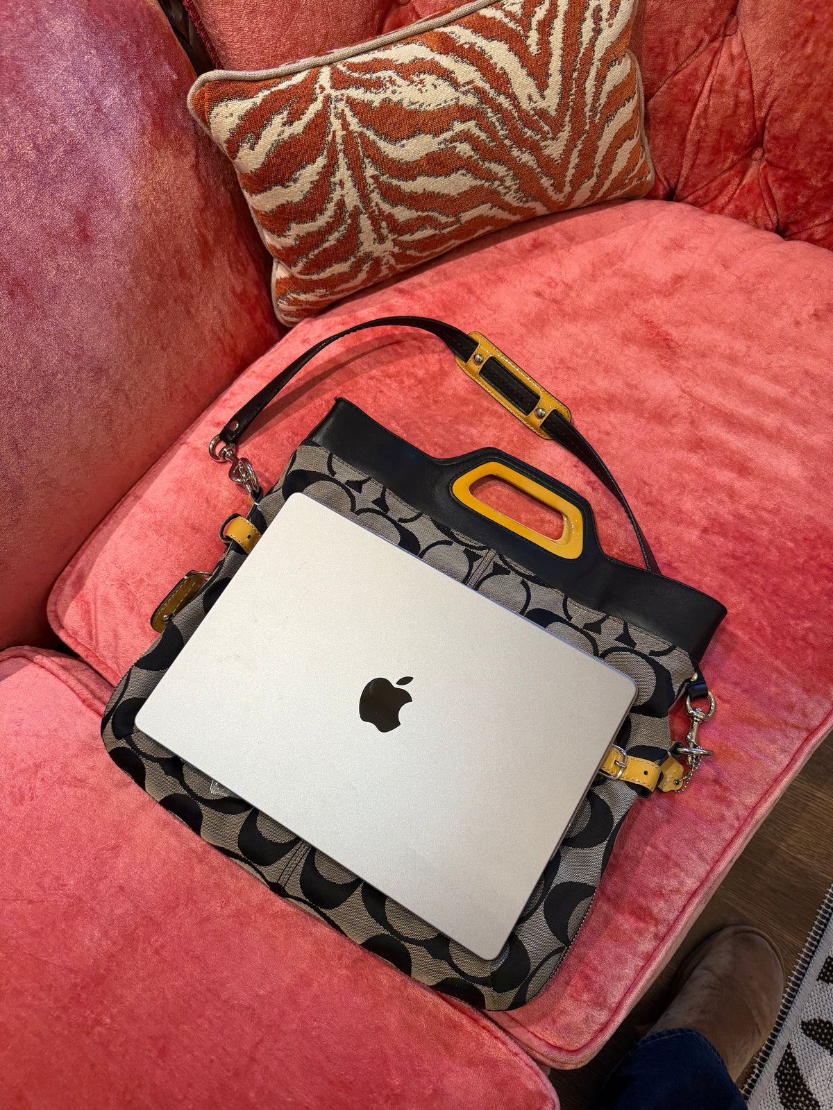 2008 Coach Bonnie Foldover Shoulder Bag