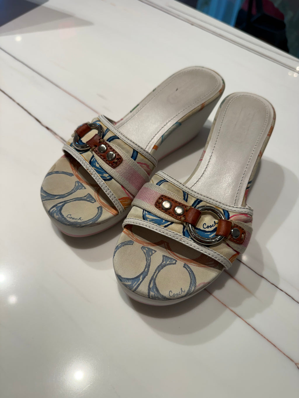 Coach Fionah Multicolor Heel - 6.5