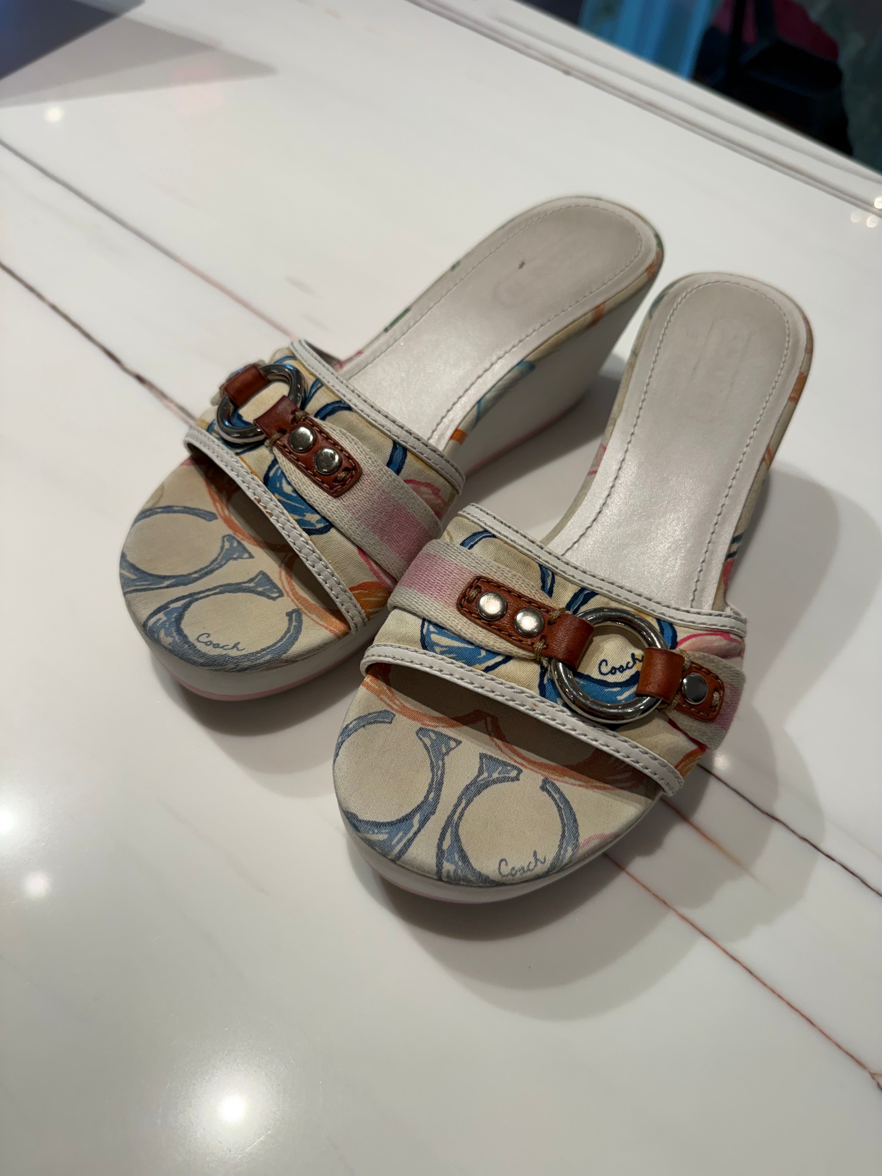 Coach Fionah Multicolor Heel - 6.5