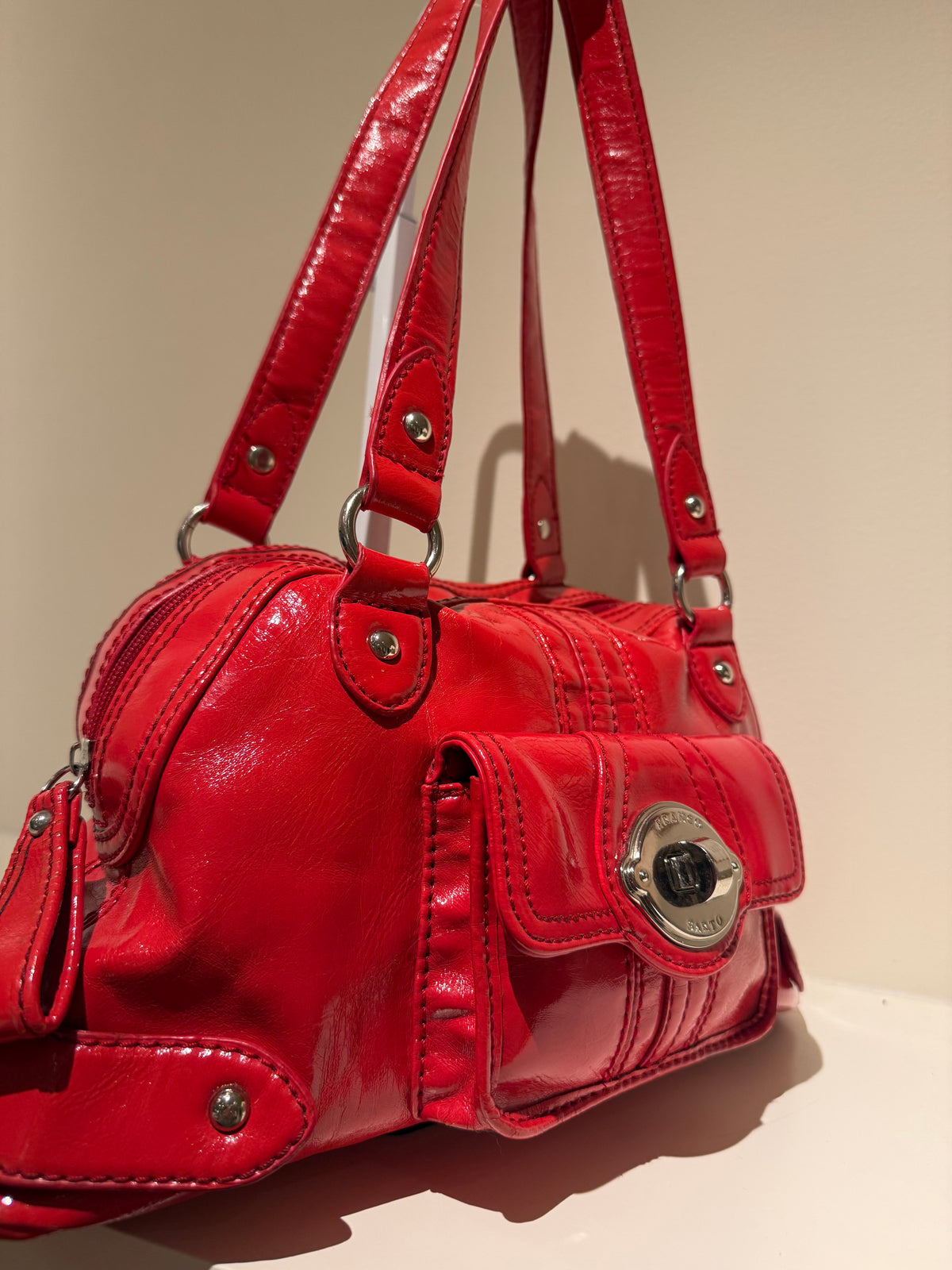 Franco Sarto Red Patent Bag