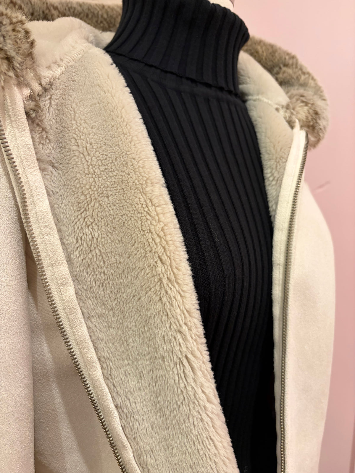 “NY&Co” Cream Coat - Medium