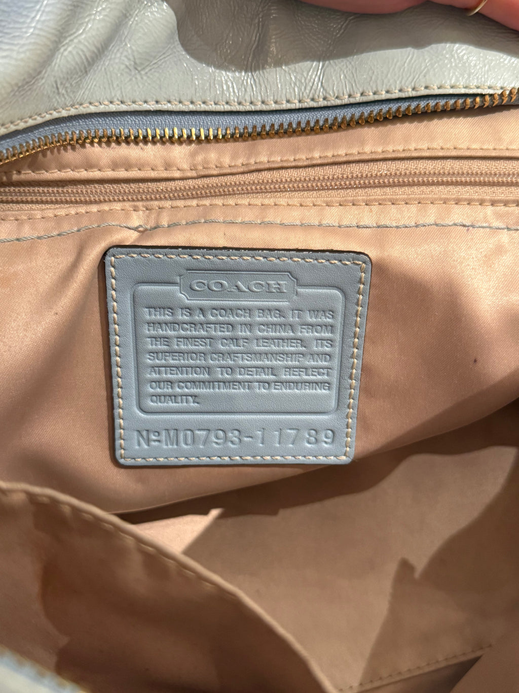 2007 Coach Madeline Patent Leather Bag