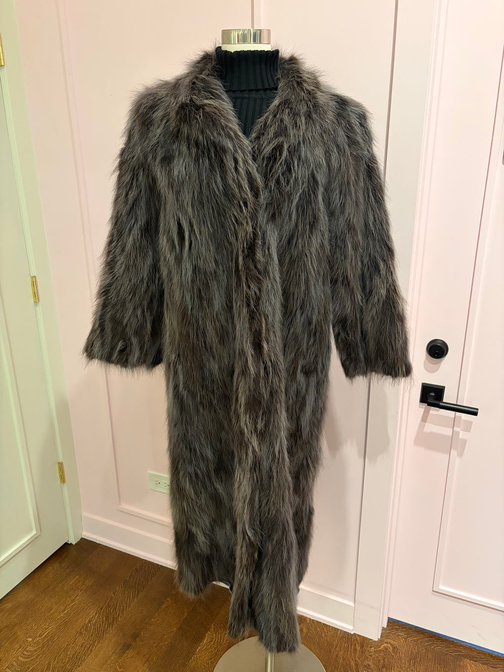 "Paddor's" Full-Length Fur Coat - Size 12