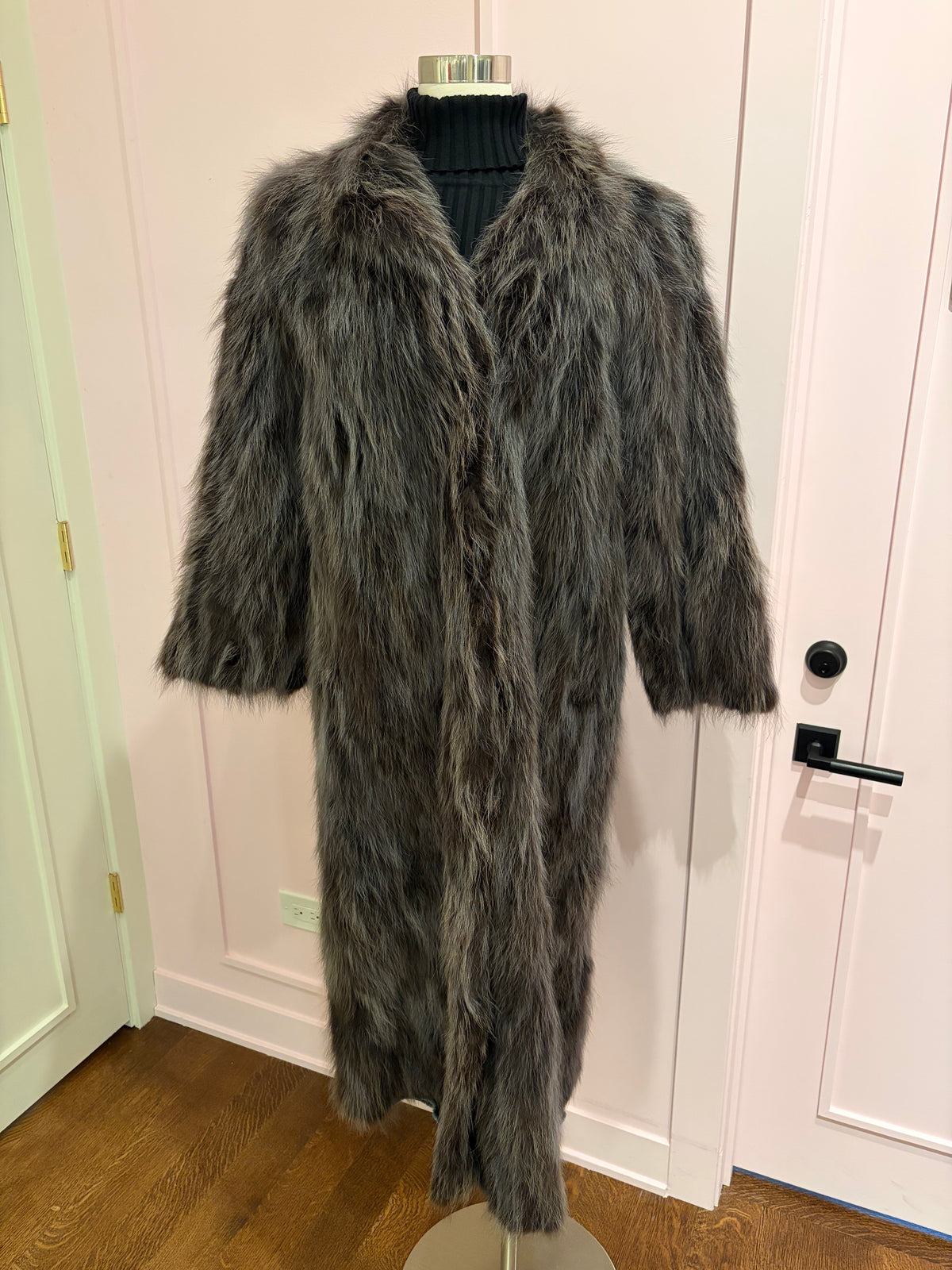 "Paddor's" Full-Length Fur Coat - Size 12