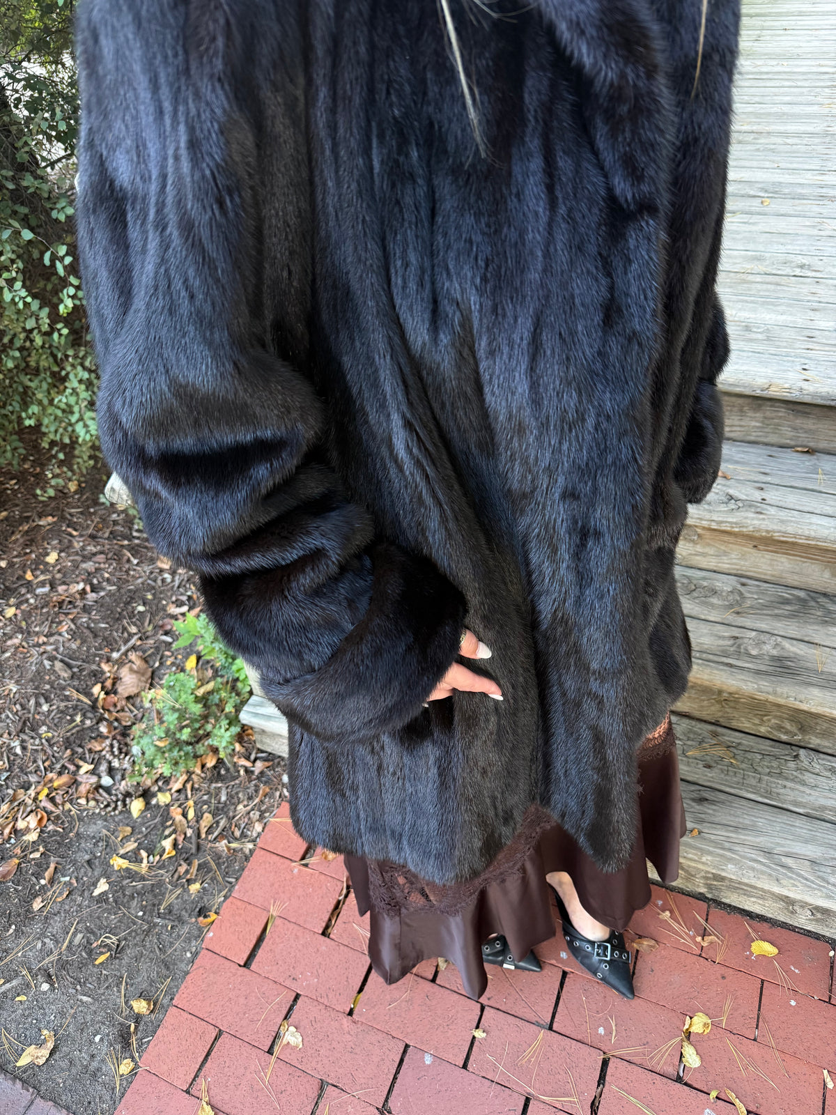 “Abrahamson’s Oak Park” Mink Fur Coat - Large