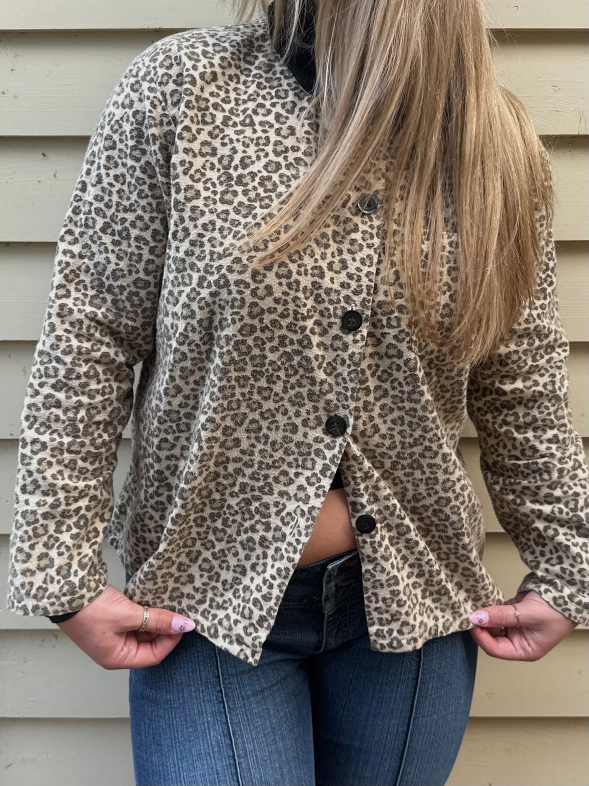 "French Jenny" Cheetah Jacket - Medium
