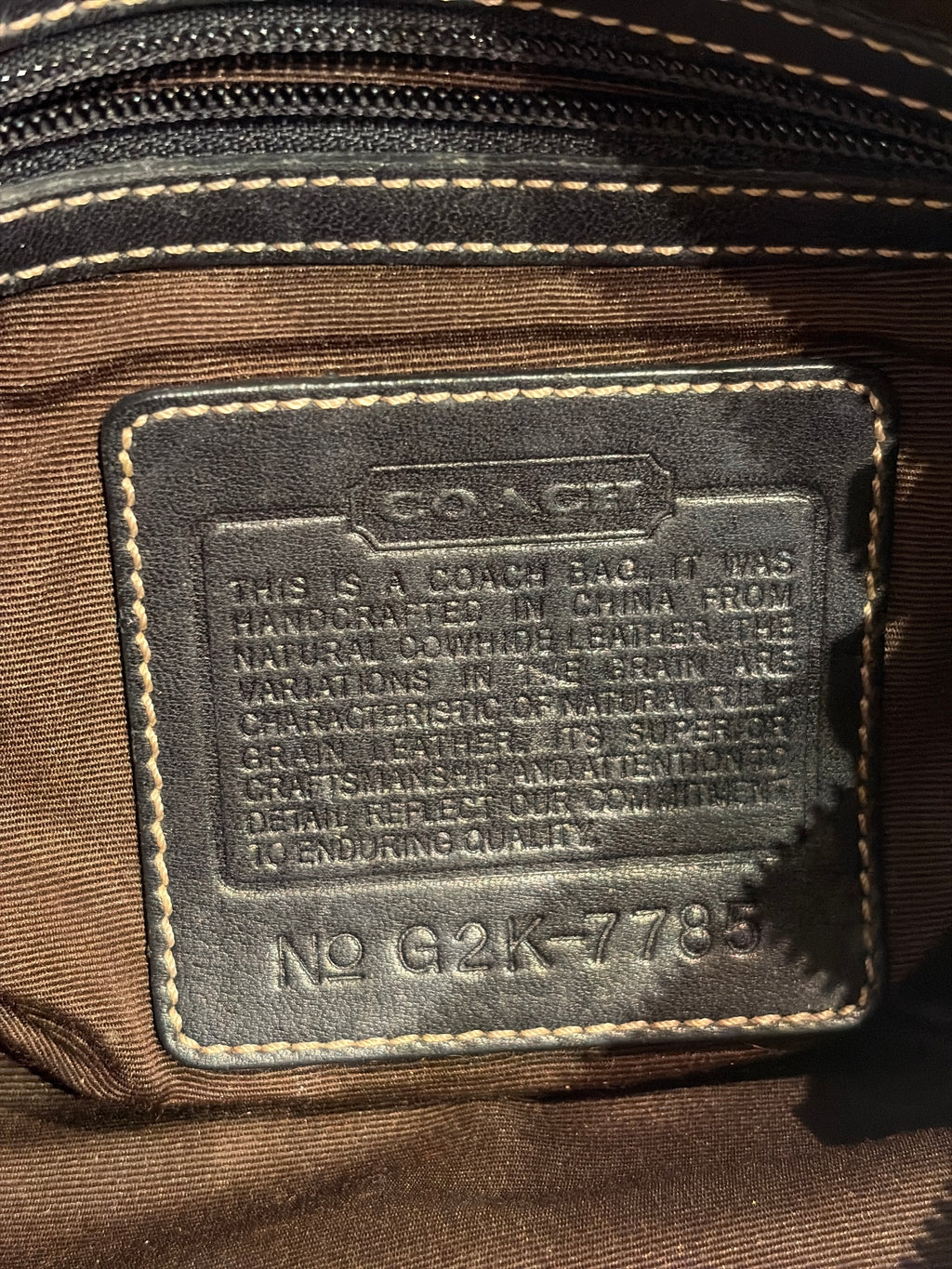 Coach 2002 Hamptons Black Mini Shoulder Bag