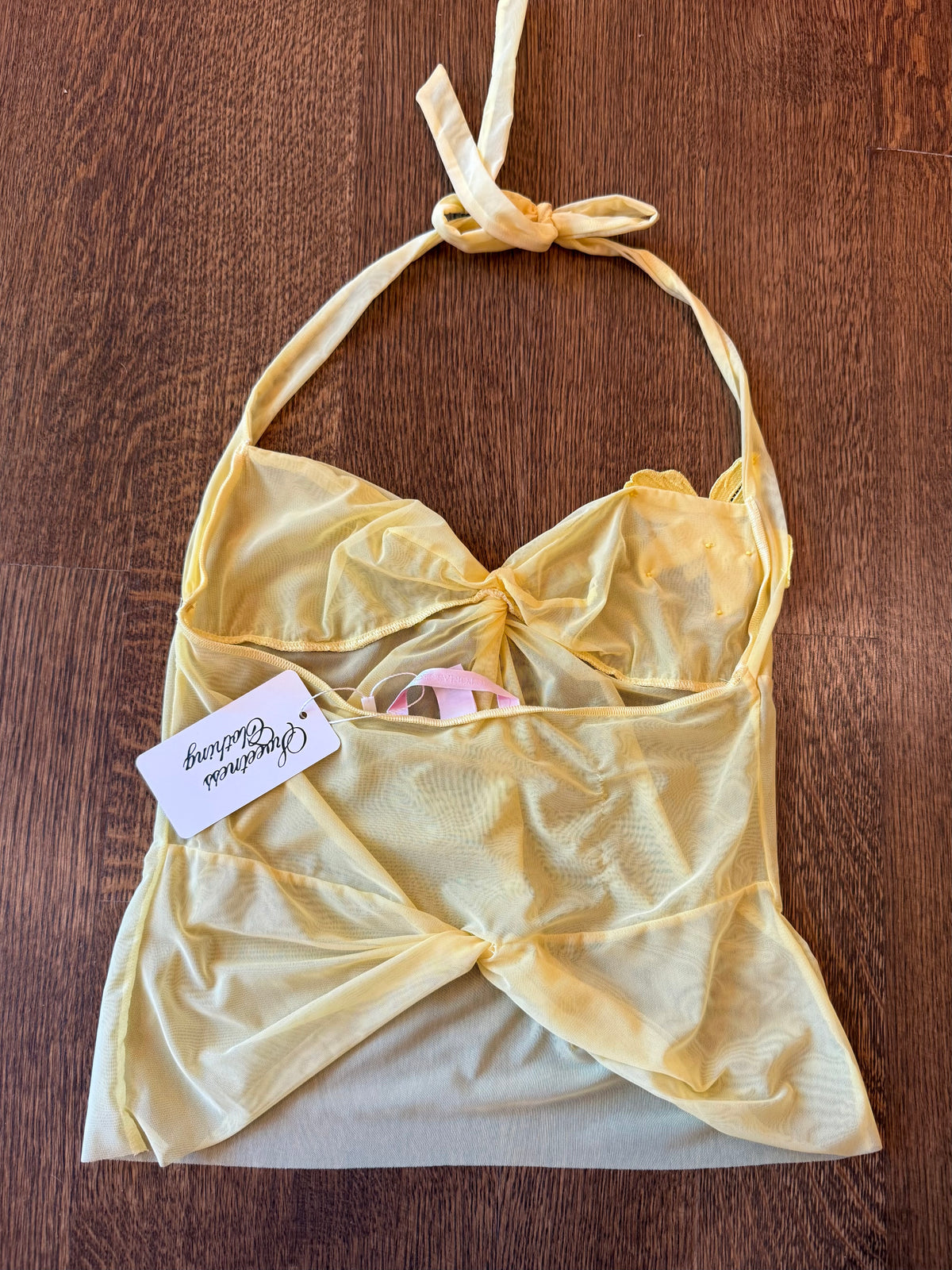 2004 VS Yellow Flower Halter - Small