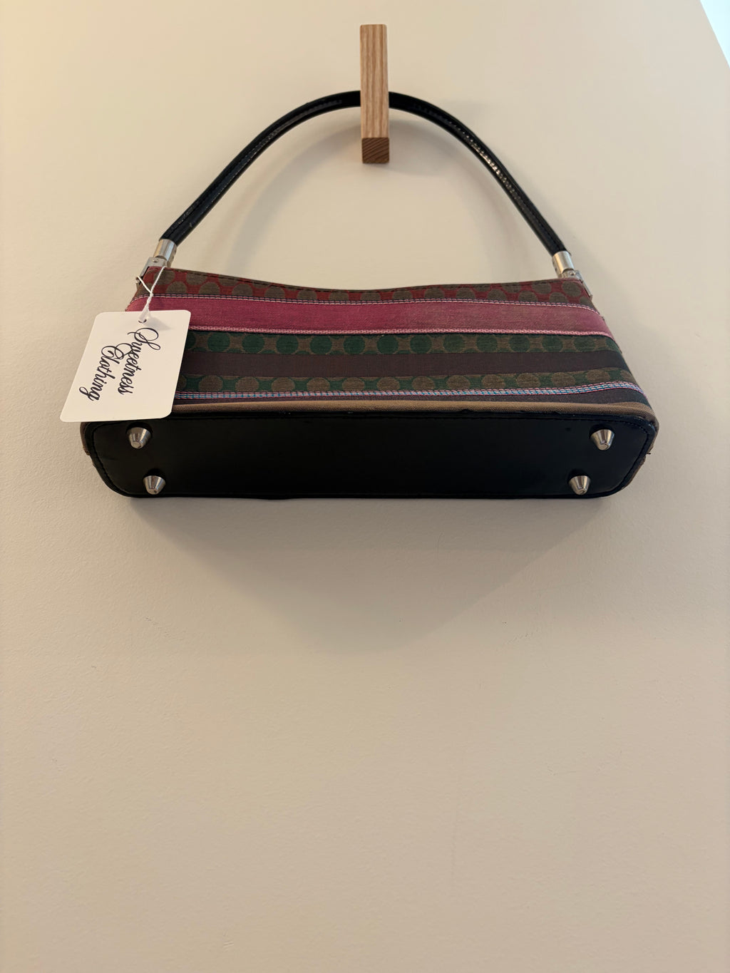 Kate Spade Pink Stripe Shoulder Bag