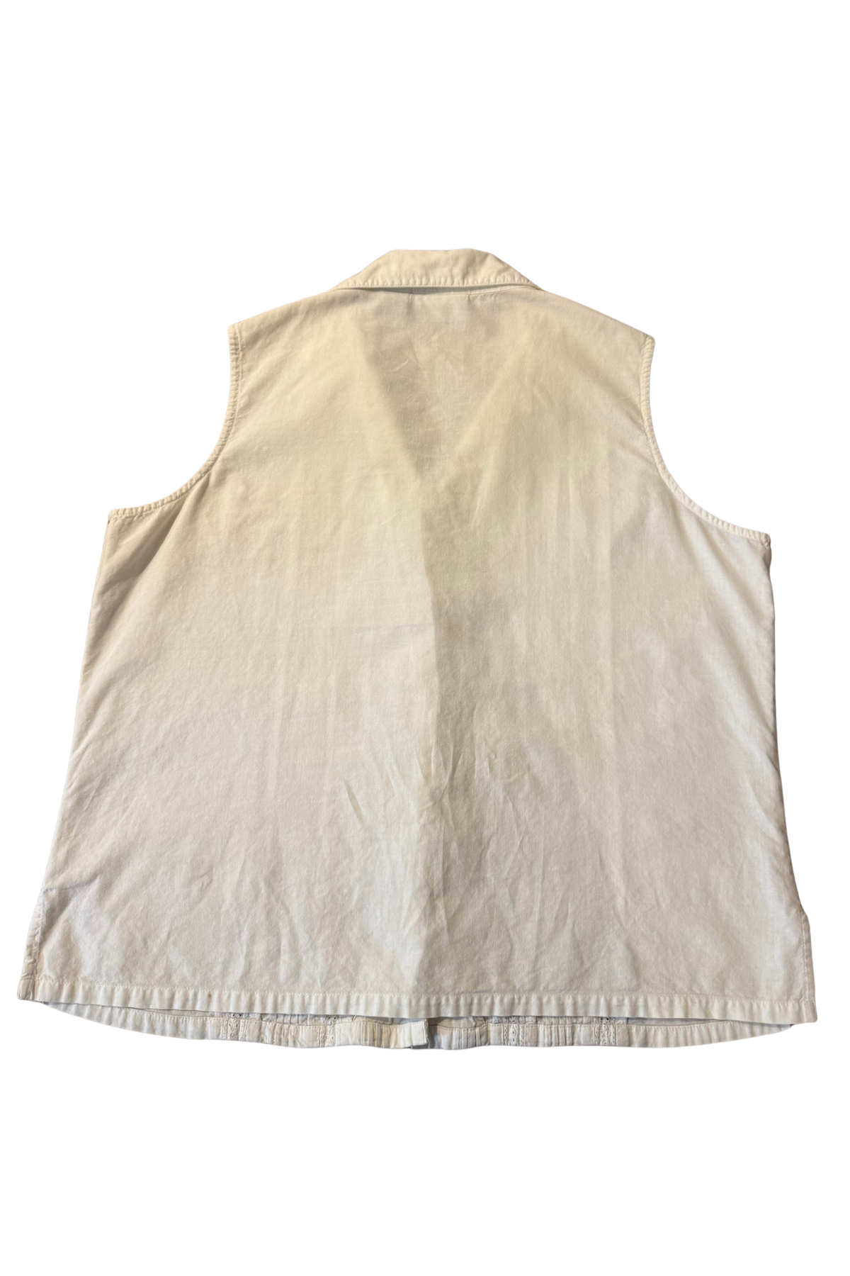 Lace Button Tank - Large