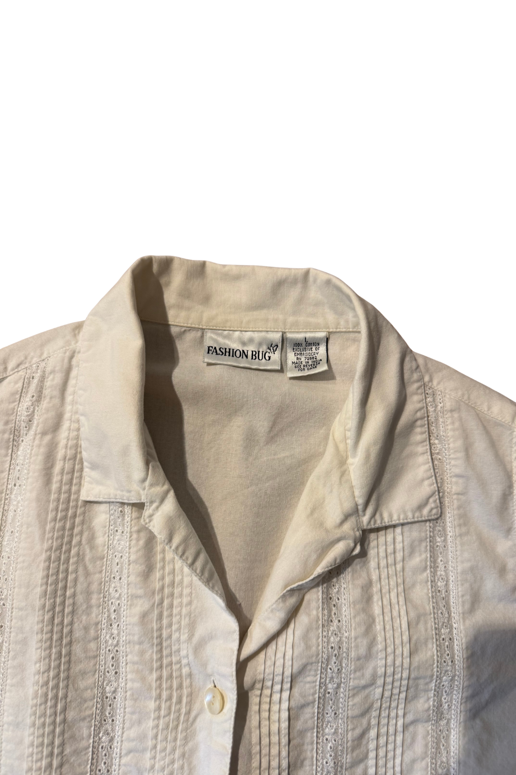 Lace Button Tank - Large