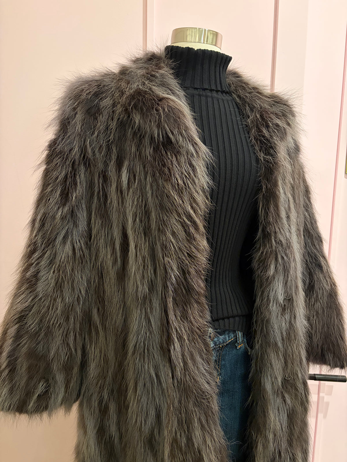 "Paddor's" Full-Length Fur Coat - Size 12