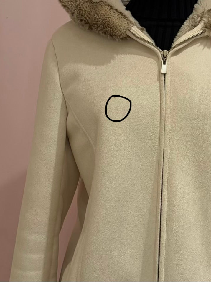 “NY&Co” Cream Coat - Medium