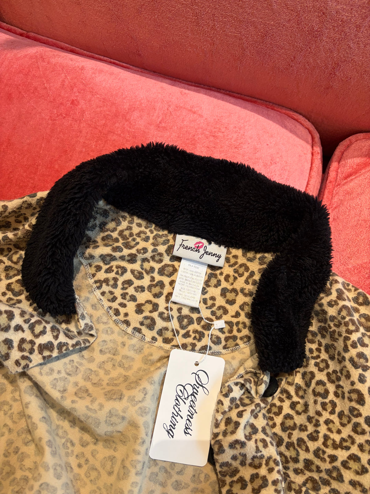 "French Jenny" Cheetah Jacket - Medium