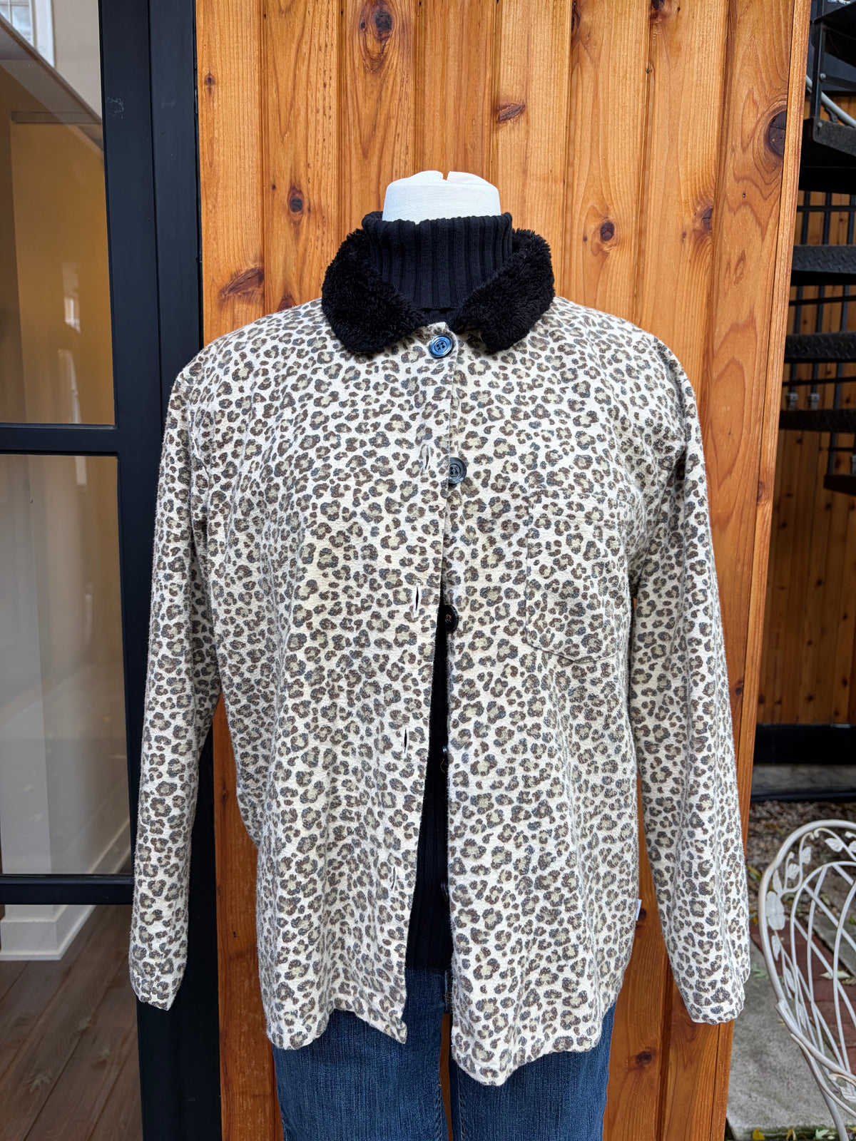 "French Jenny" Cheetah Jacket - Medium