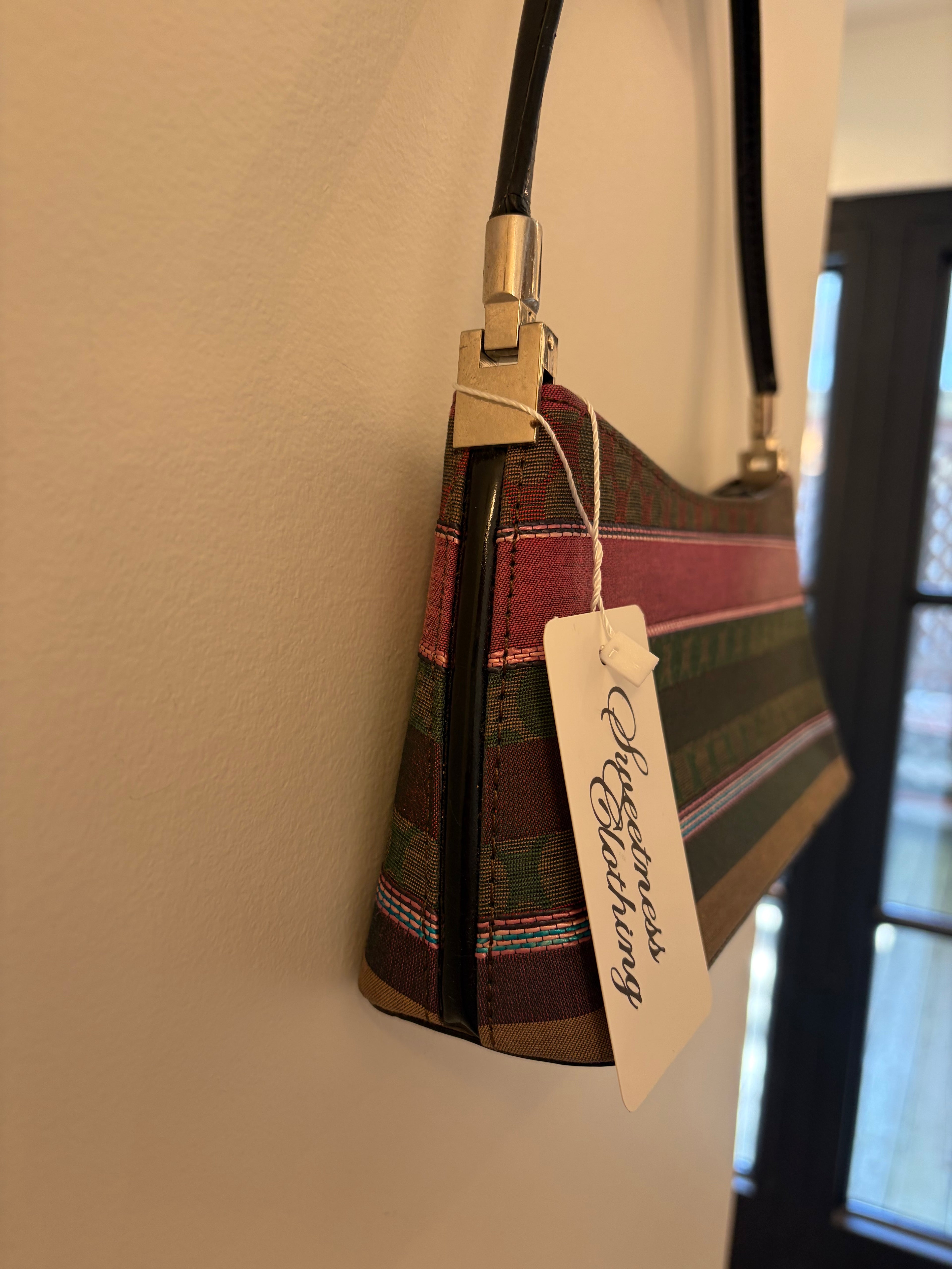 Kate Spade Pink Stripe Shoulder Bag