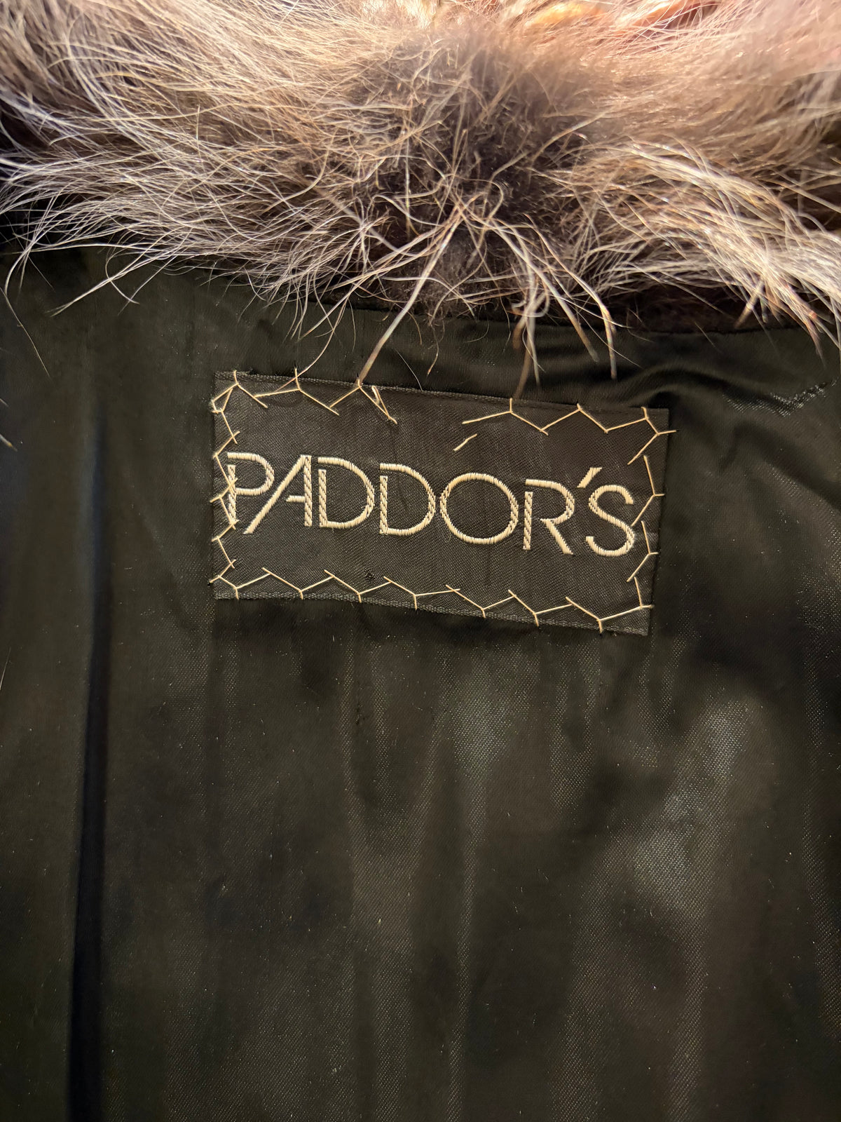 "Paddor's" Full-Length Fur Coat - Size 12