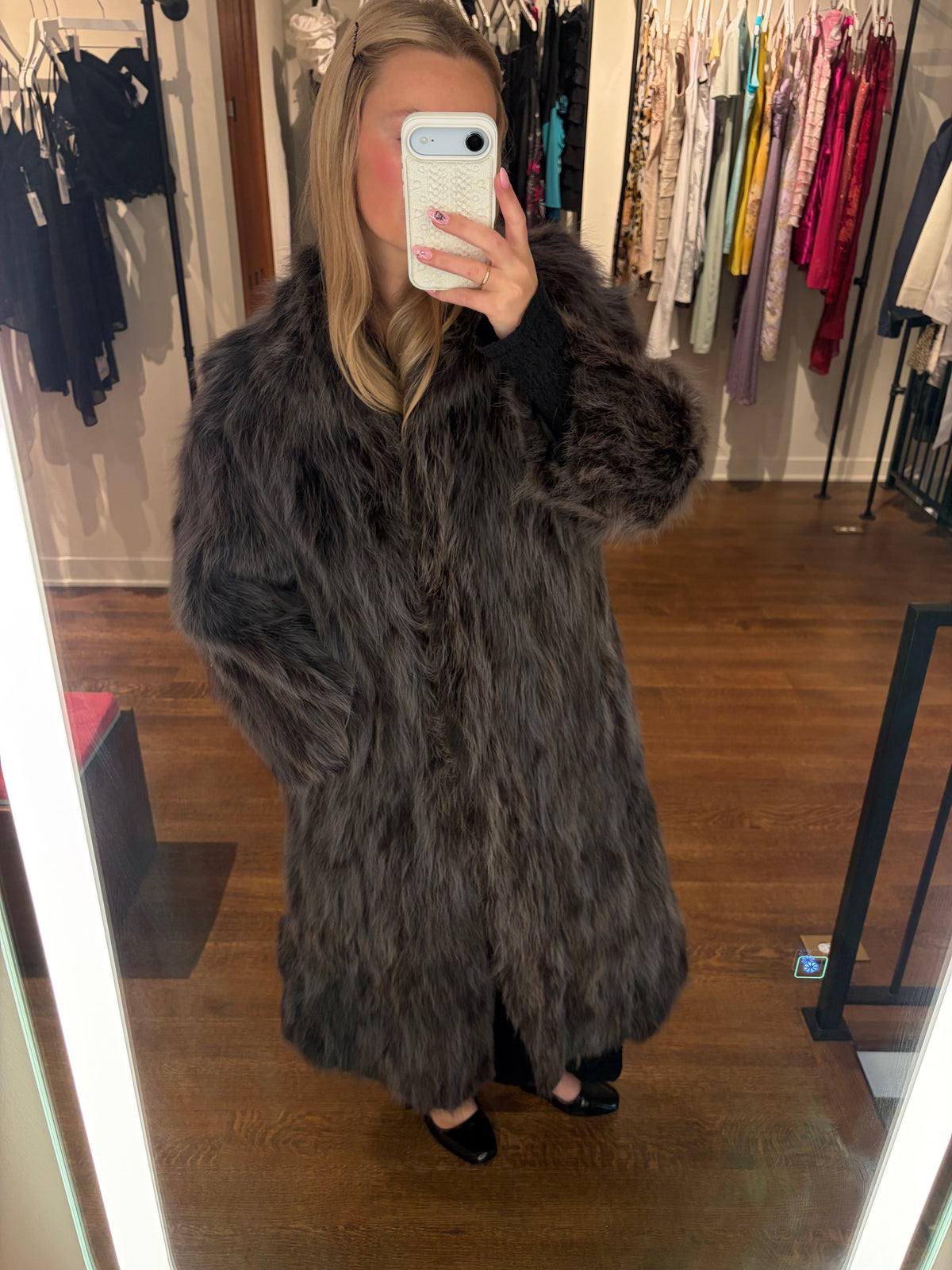 "Paddor's" Full-Length Fur Coat - Size 12