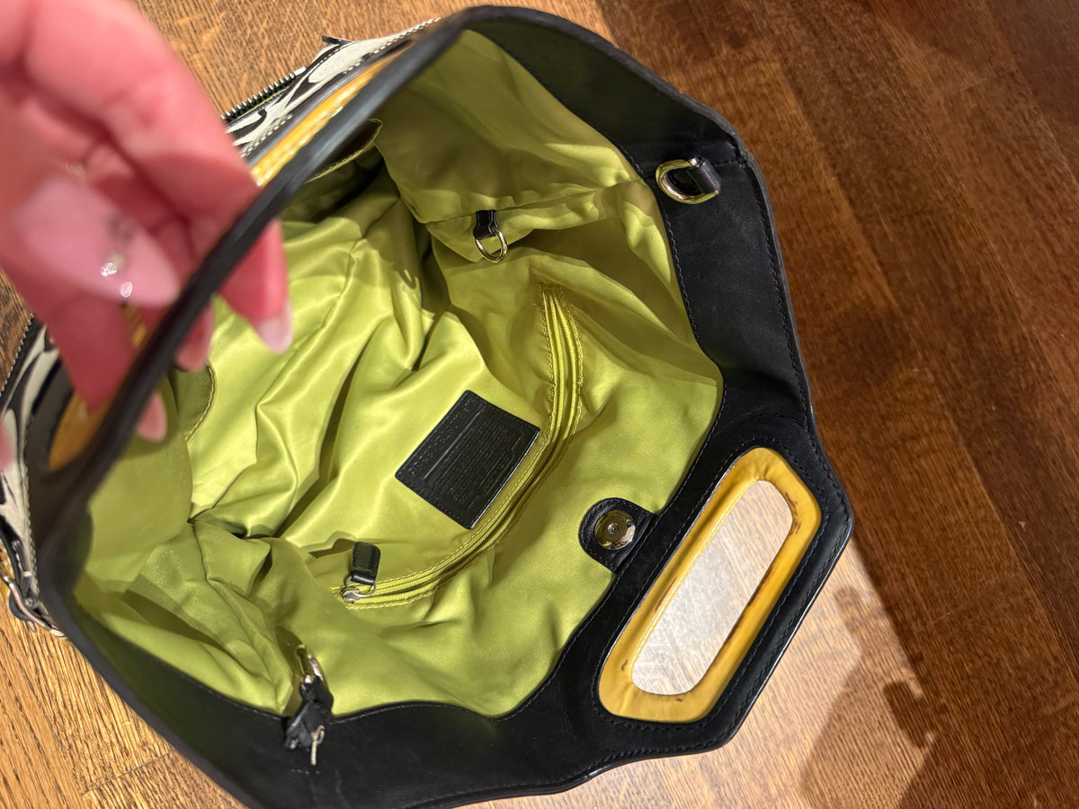 2008 Coach Bonnie Foldover Shoulder Bag