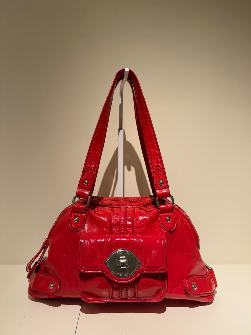 Franco Sarto Red Patent Bag