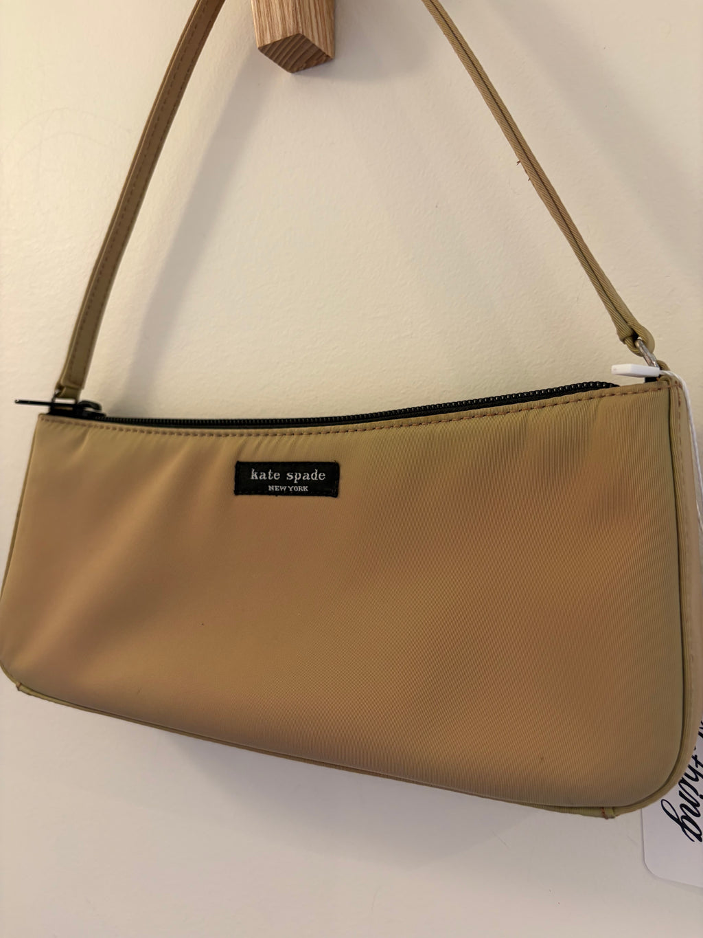 Kate Spade Tan Nylon Shoulder Bag