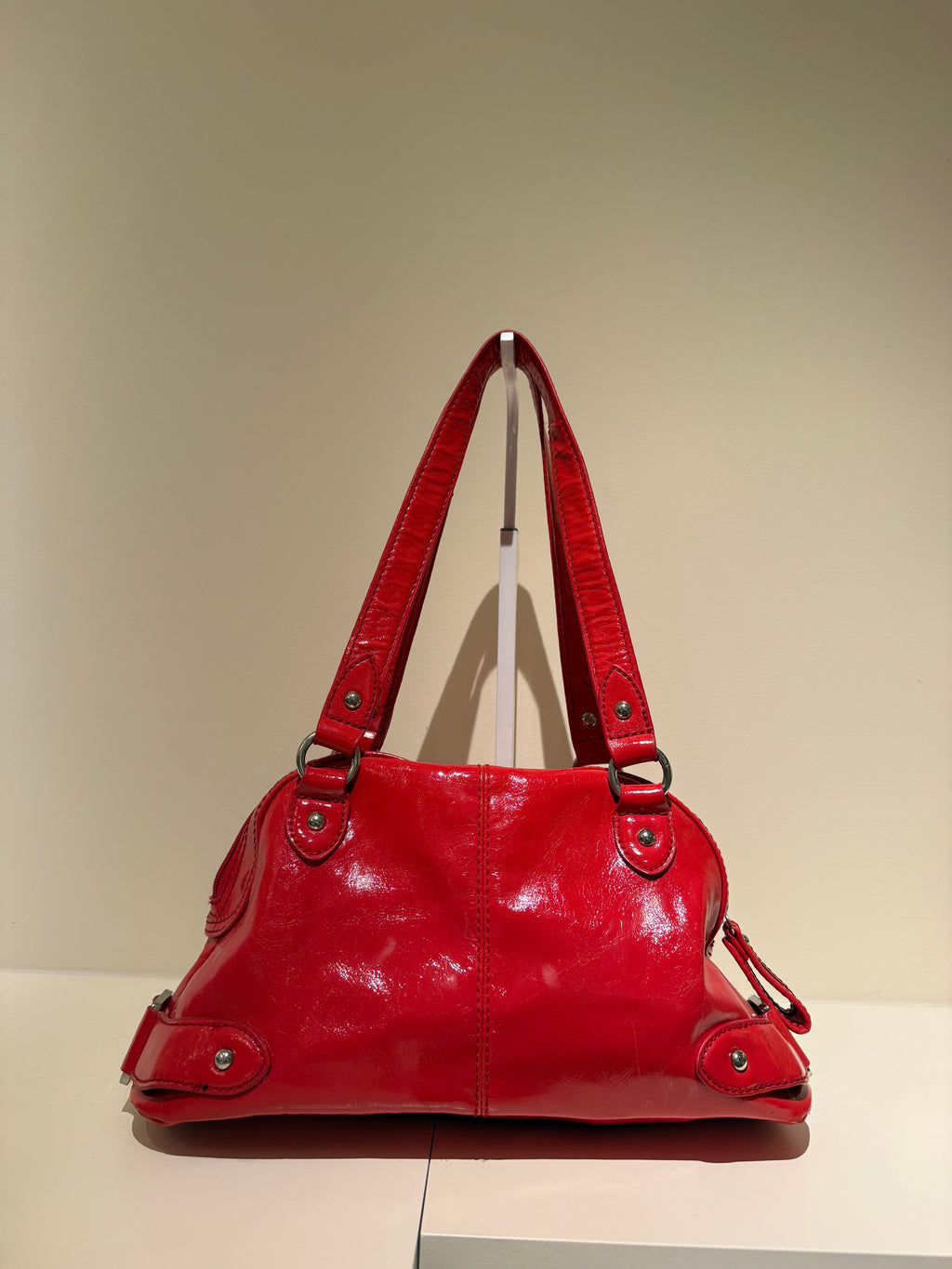 Franco Sarto Red Patent Bag