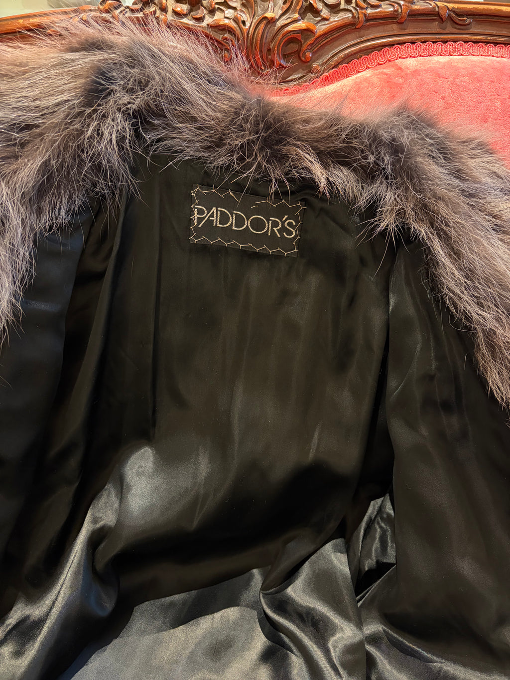 "Paddor's" Full-Length Fur Coat - Size 12