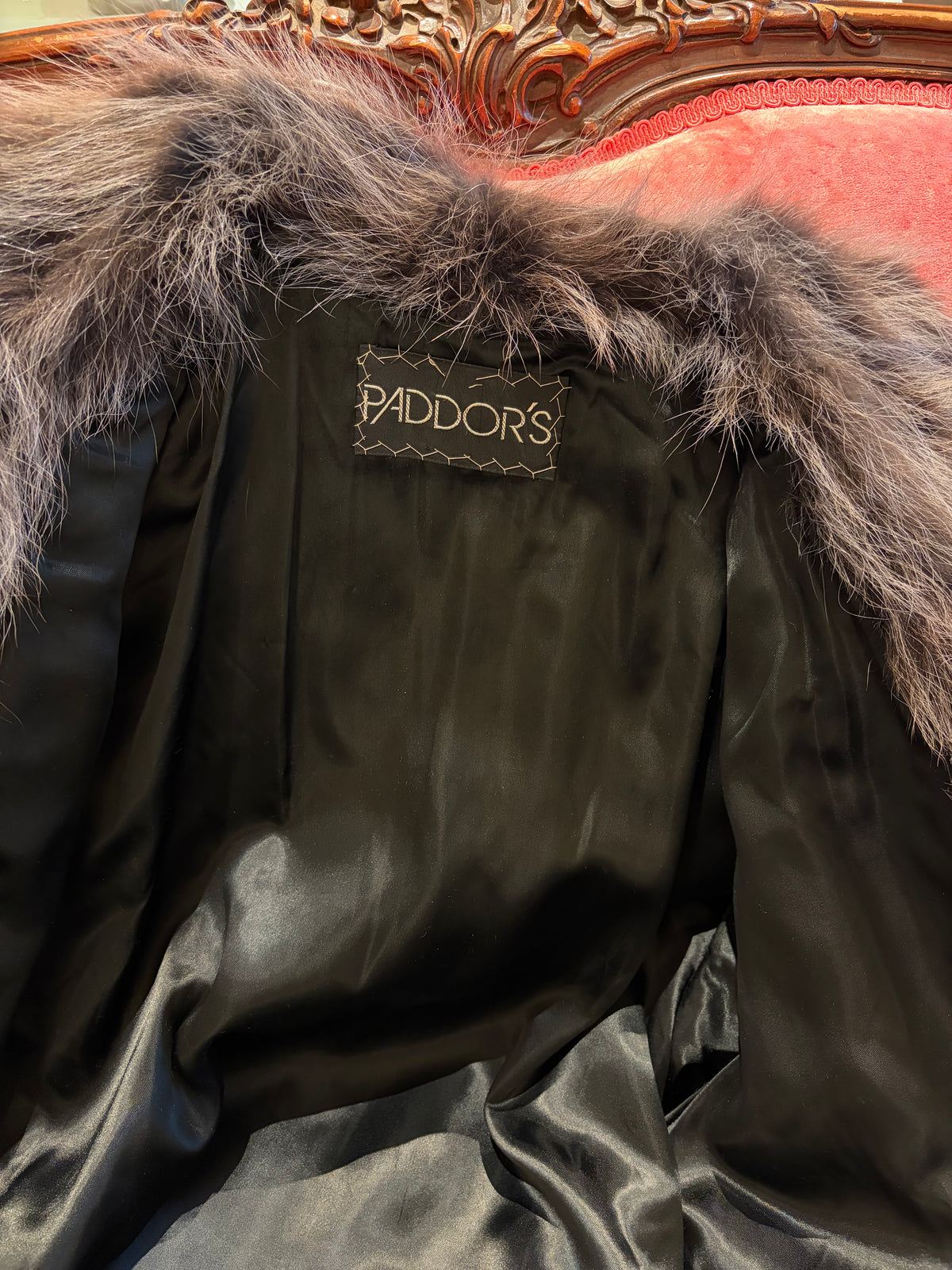 "Paddor's" Full-Length Fur Coat - Size 12