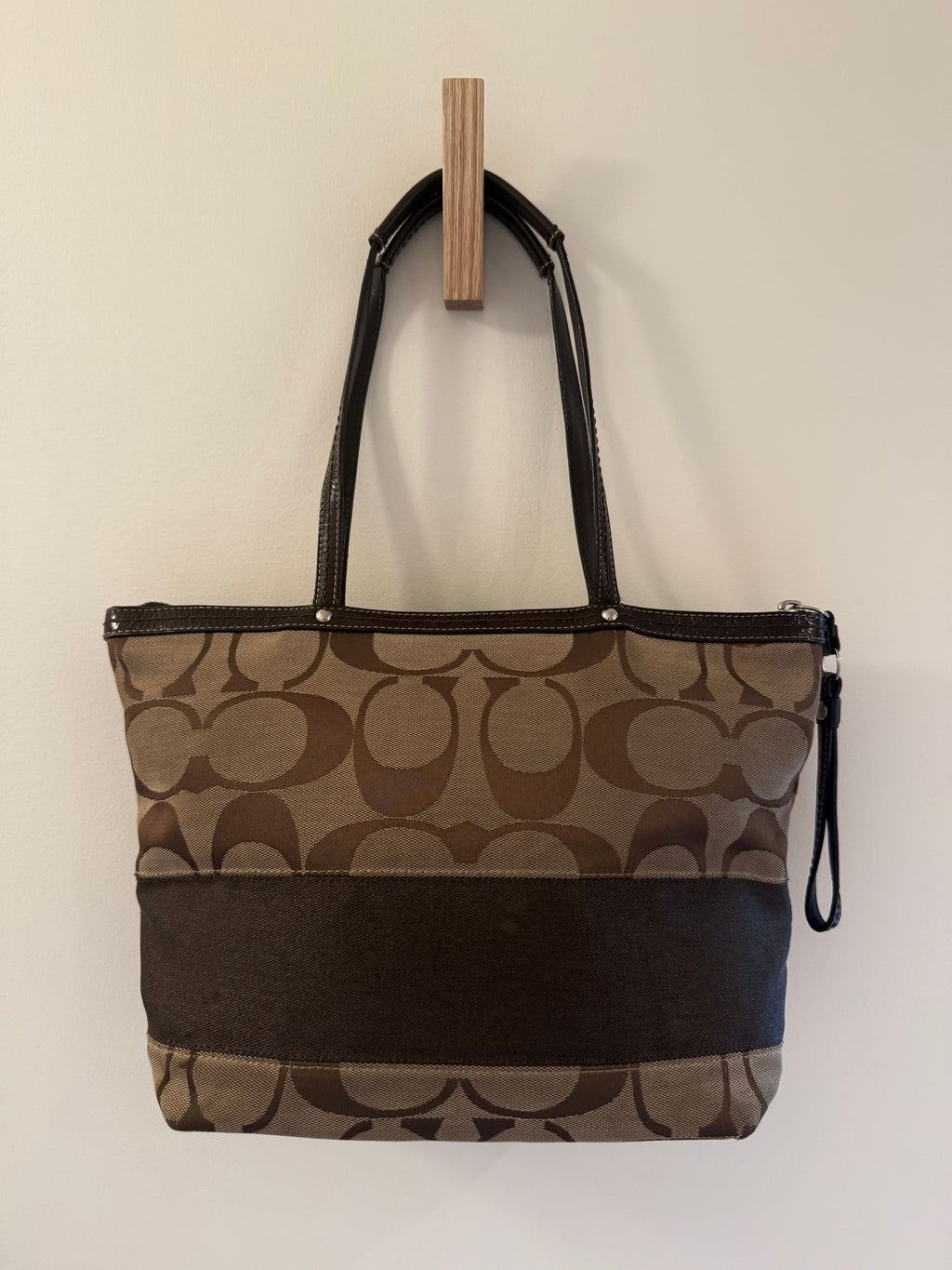Coach 2009 Signature Stripe Tote