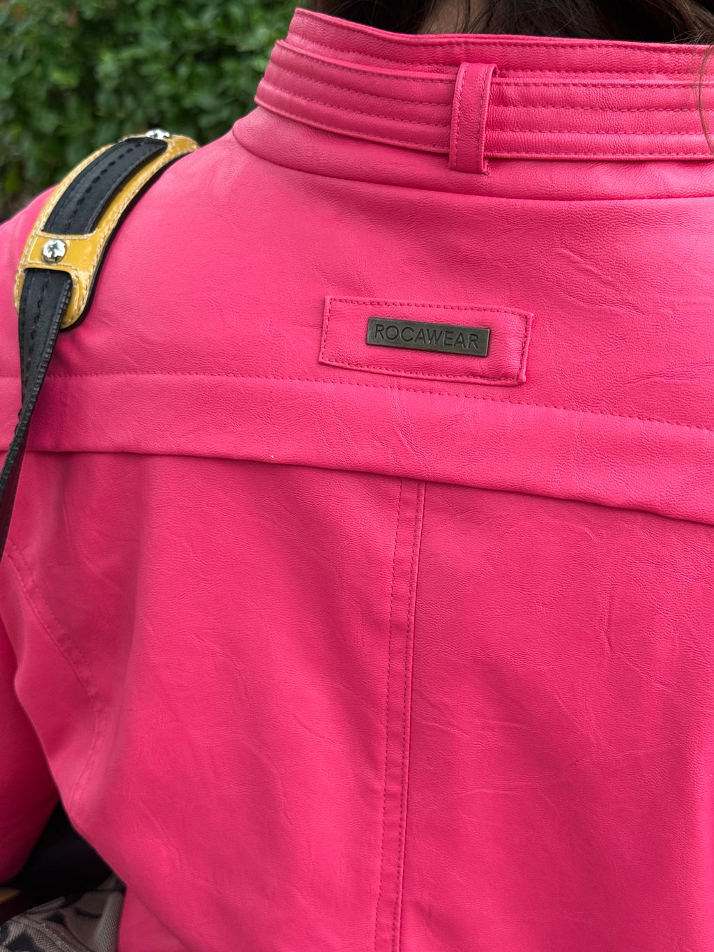 Rocawear Pink "Leather" Jacket - XL