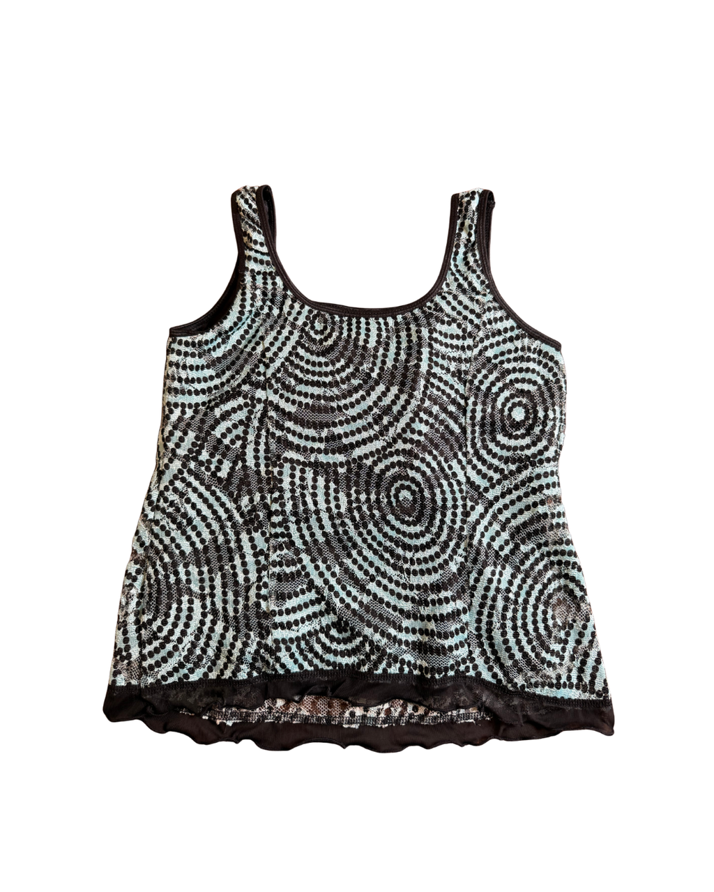 Blue & Black Tank - Medium