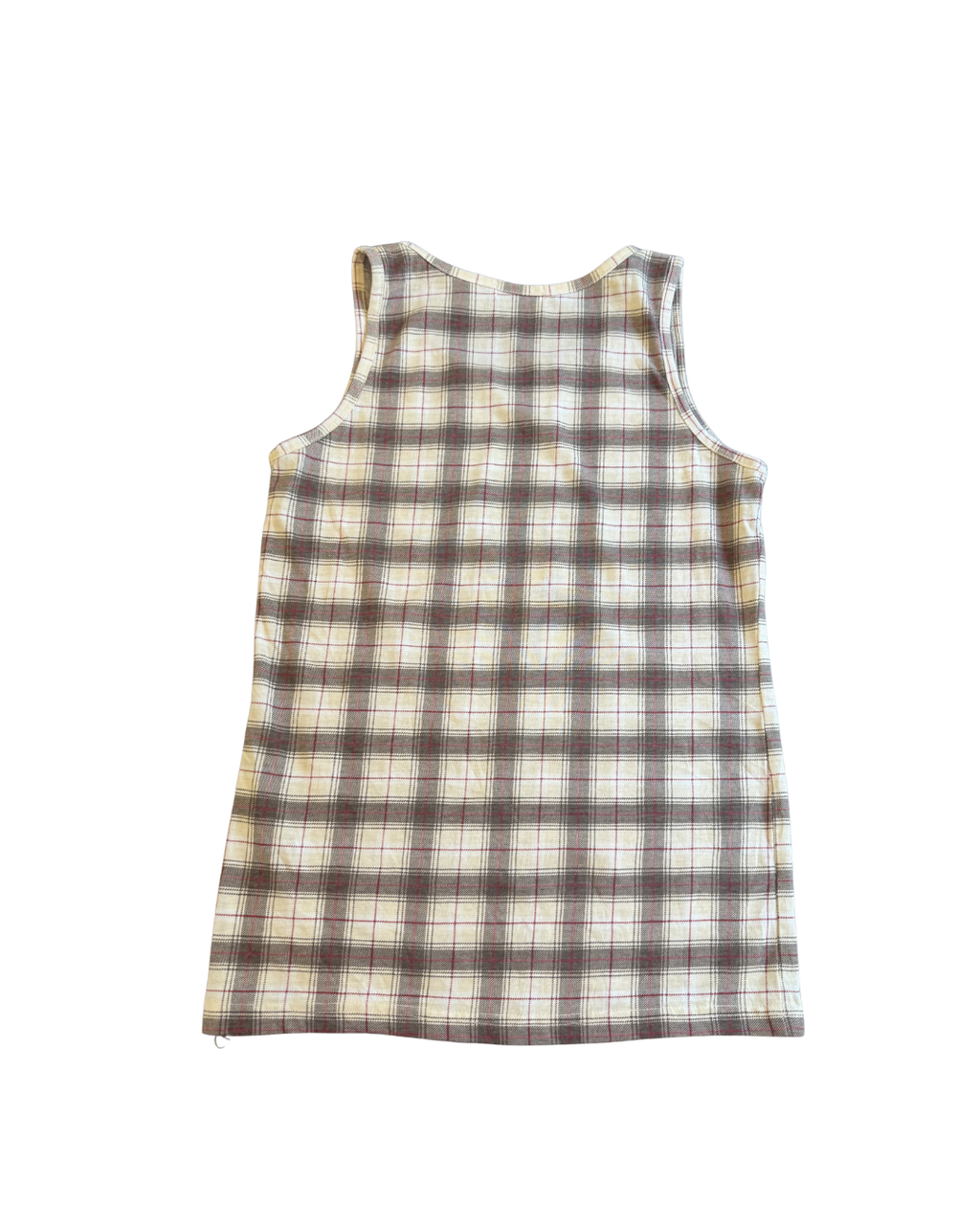 Brown Plaid Tank - Medium