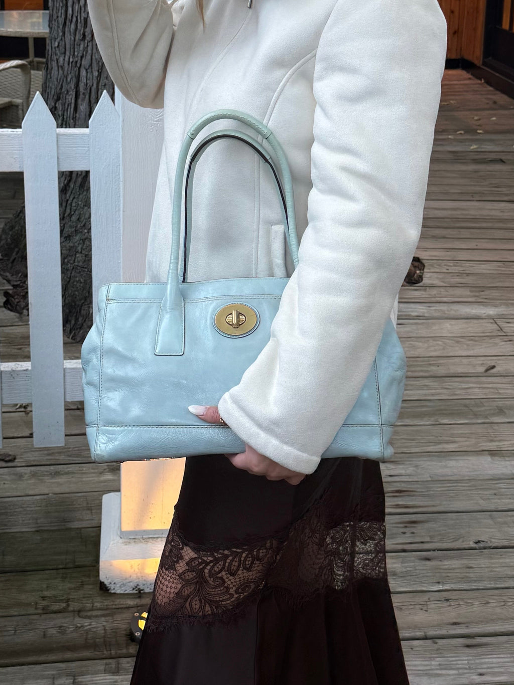 2007 Coach Madeline Patent Leather Bag
