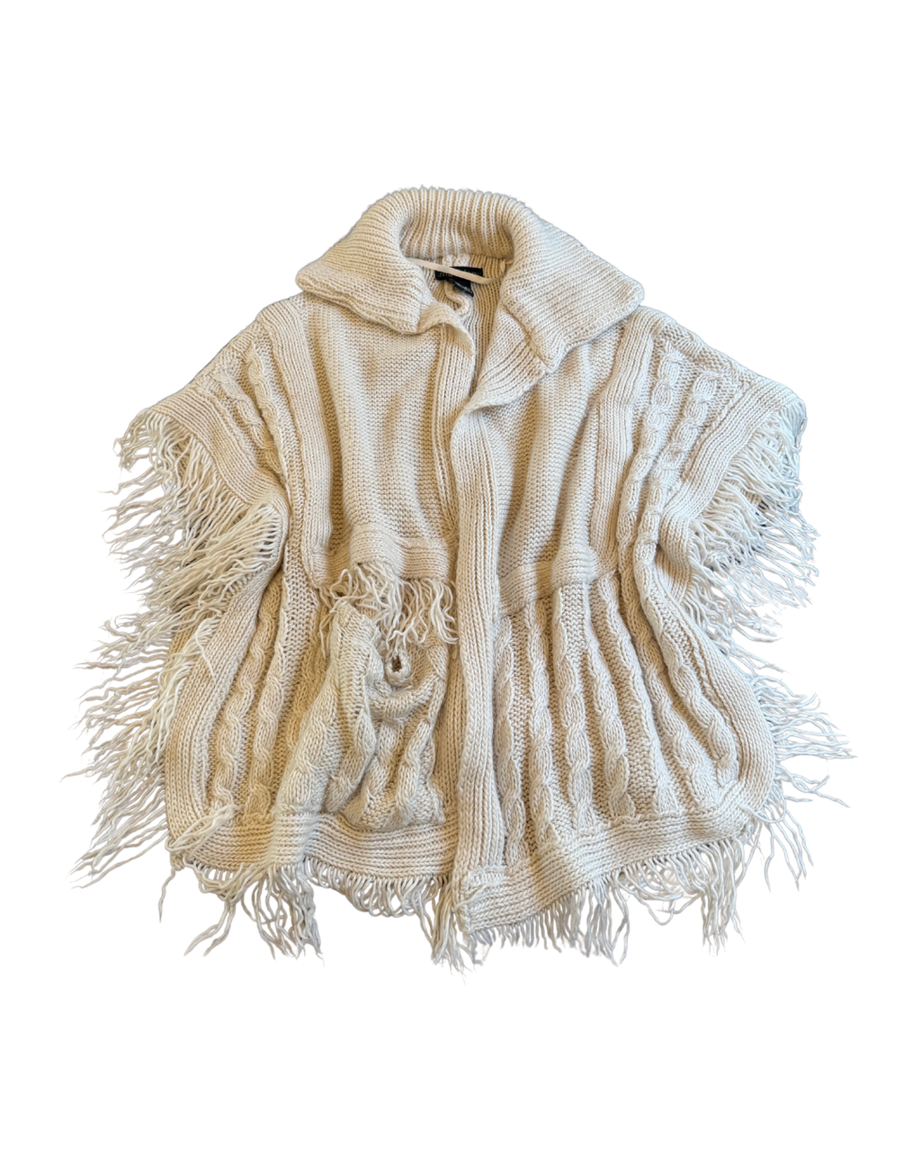 Chunky Poncho Cardigan - Medium