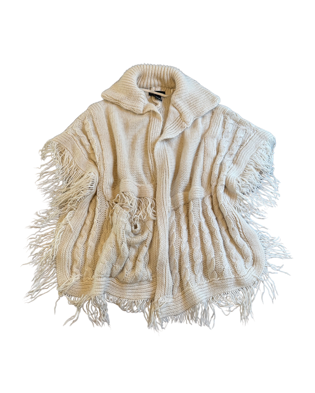 Chunky Poncho Cardigan - Medium