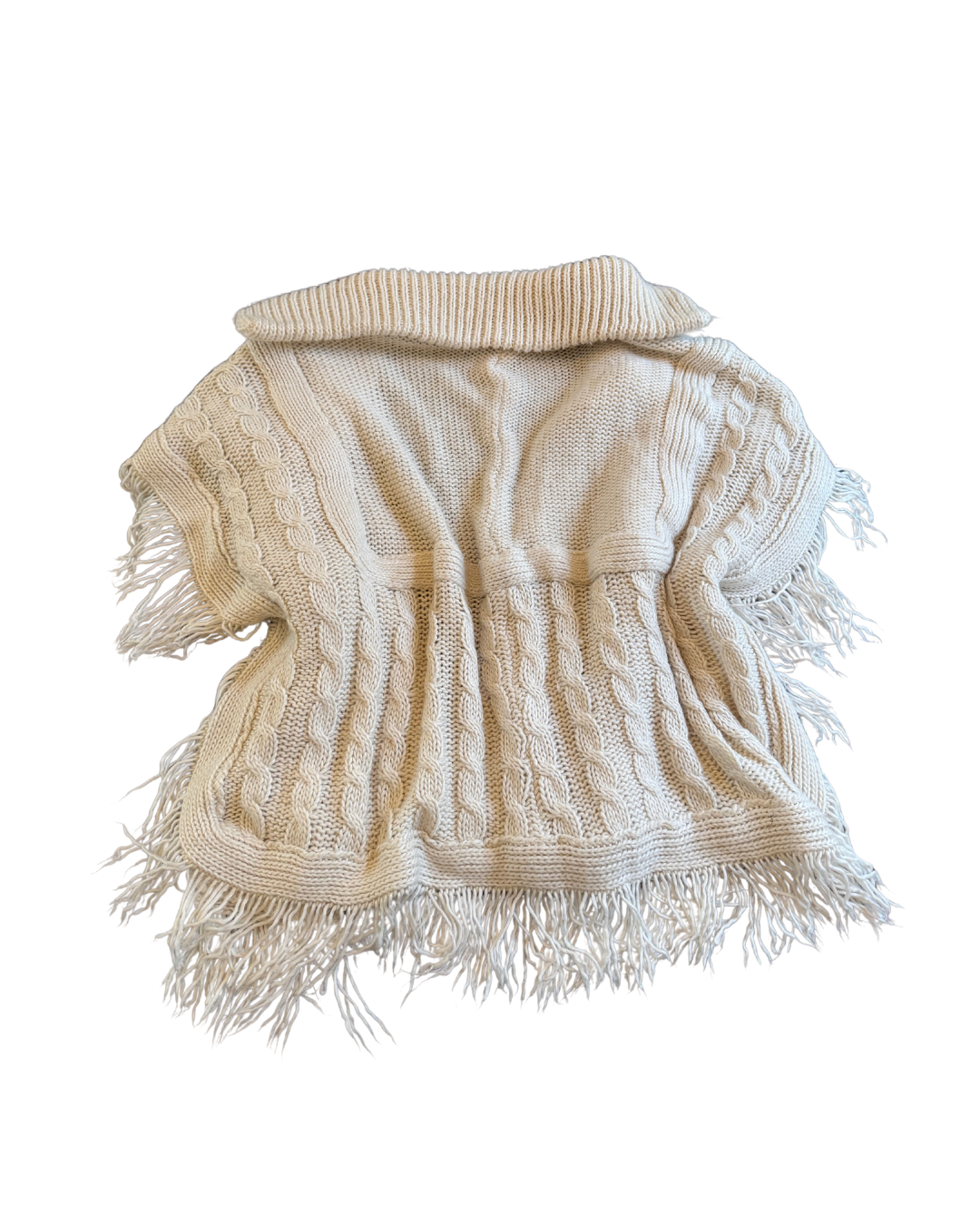 Chunky Poncho Cardigan - Medium