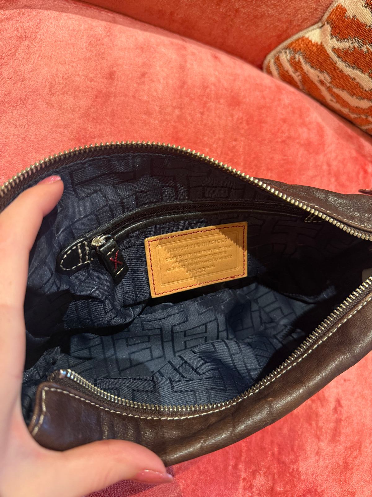 Brown & Black Tommy Hilfiger Purse