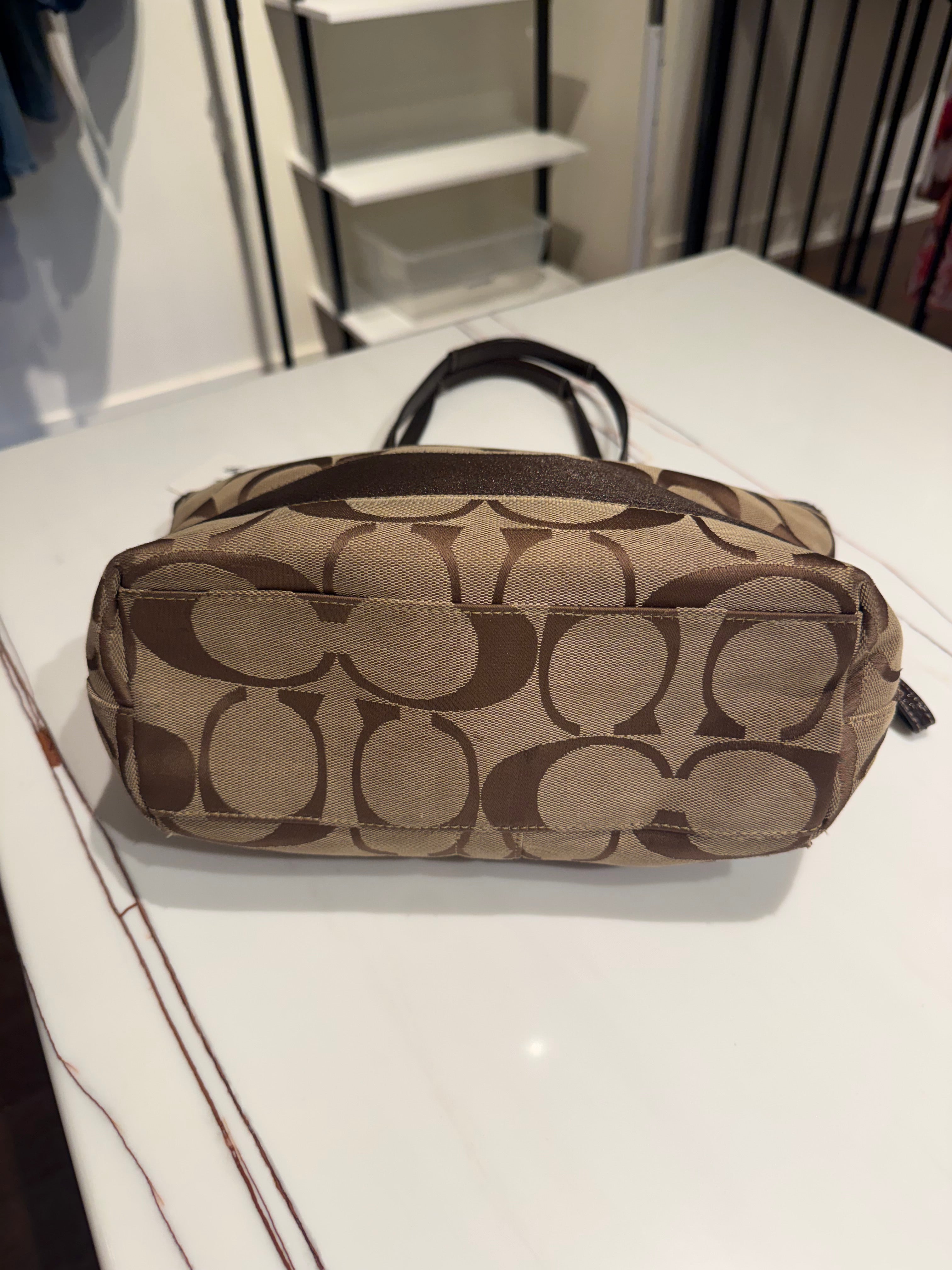 Coach 2009 Signature Stripe Tote