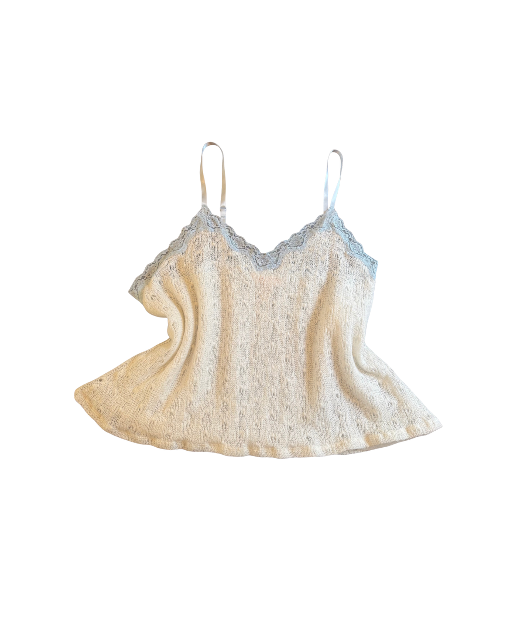 Dainty Knit Lace Tank - XXL