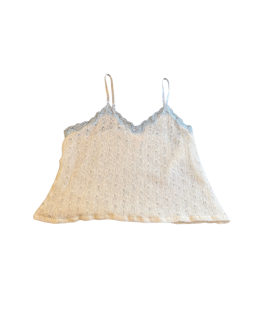 Dainty Knit Lace Tank - XXL