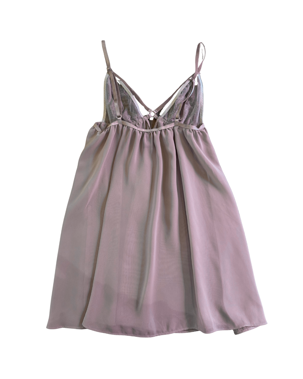 Dusty Purple Babydoll Top - Small