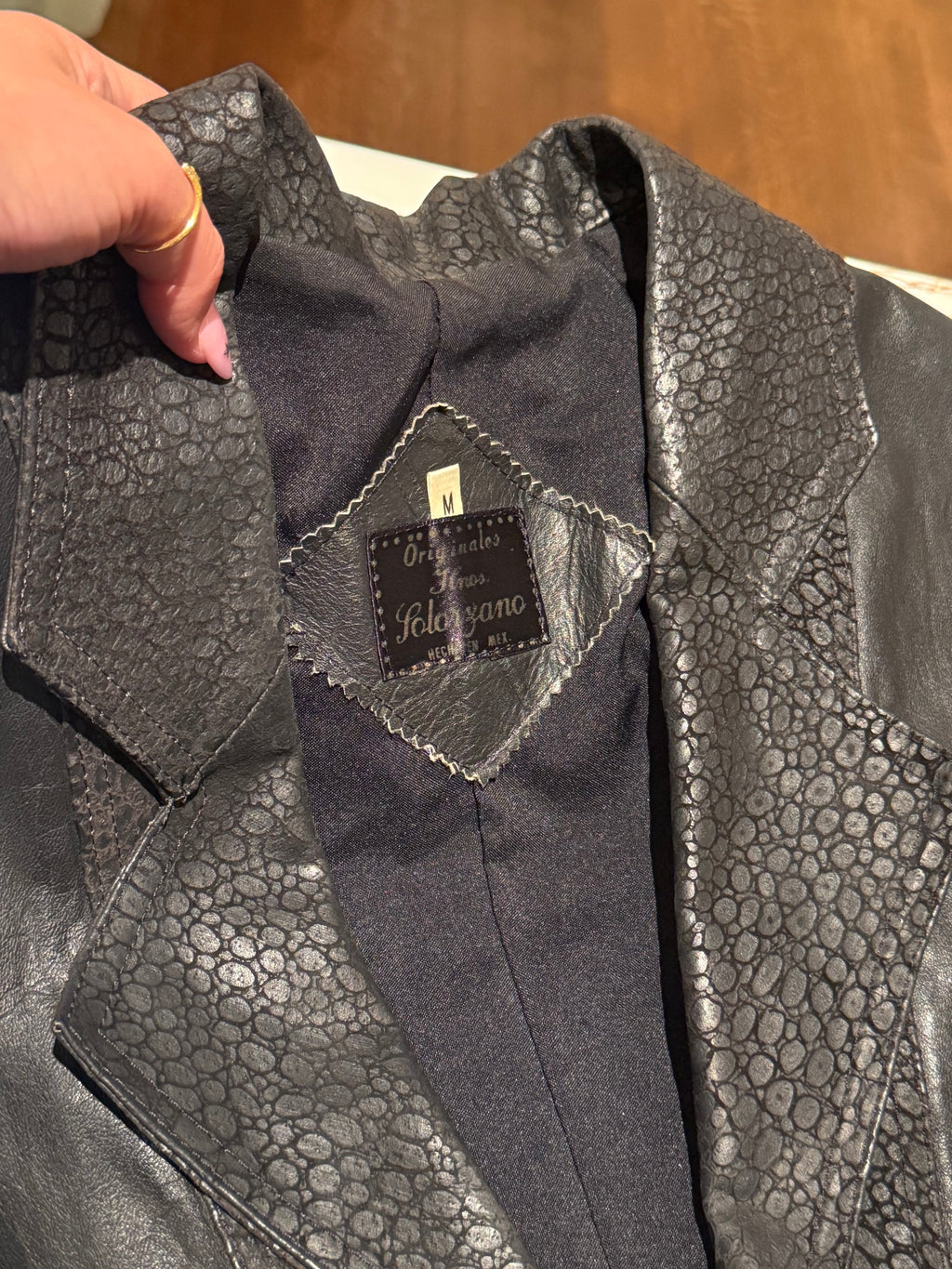 Orig. Hnos. Solorzano Leather Jacket - Medium