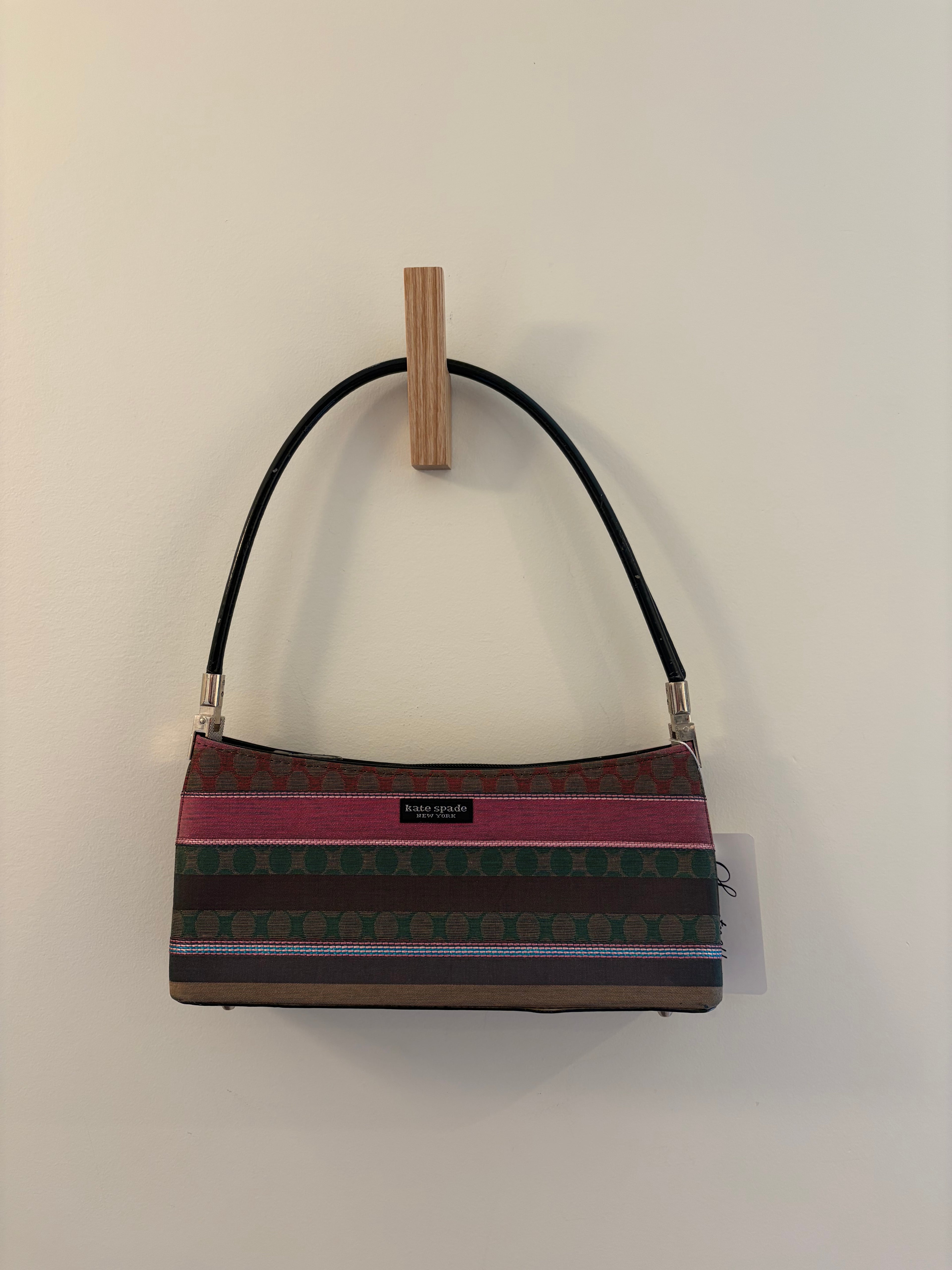 Kate Spade Pink Stripe Shoulder Bag