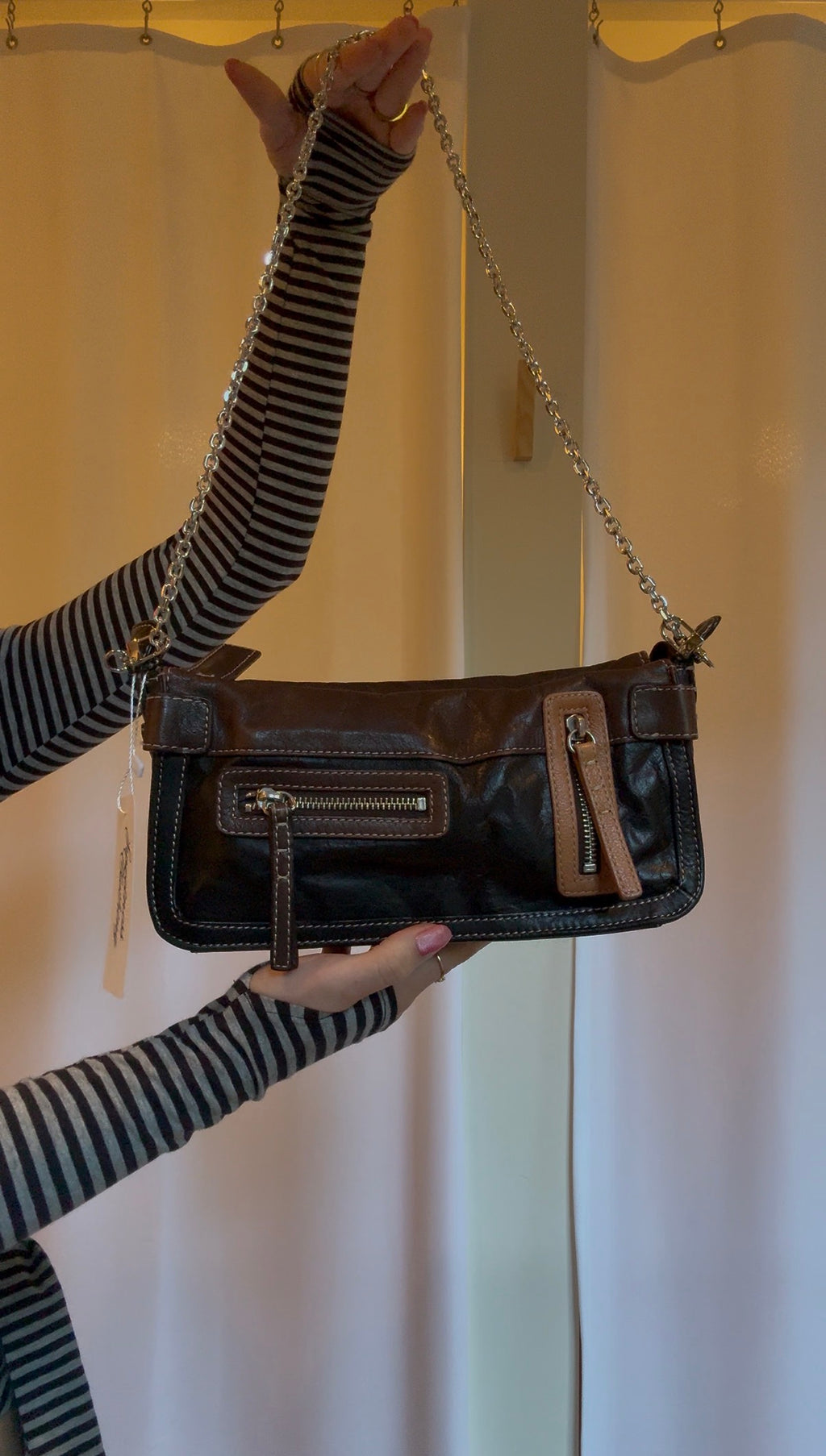 Brown & Black Tommy Hilfiger Purse