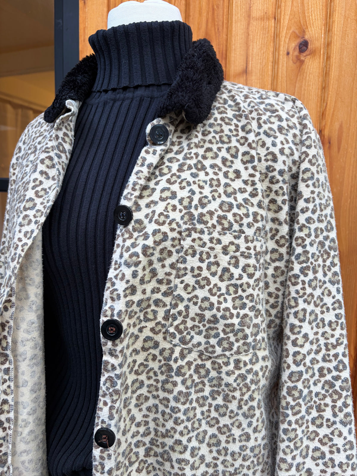 "French Jenny" Cheetah Jacket - Medium