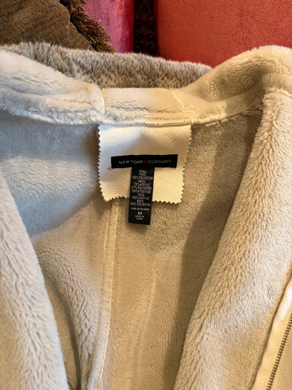 “NY&Co” Cream Coat - Medium