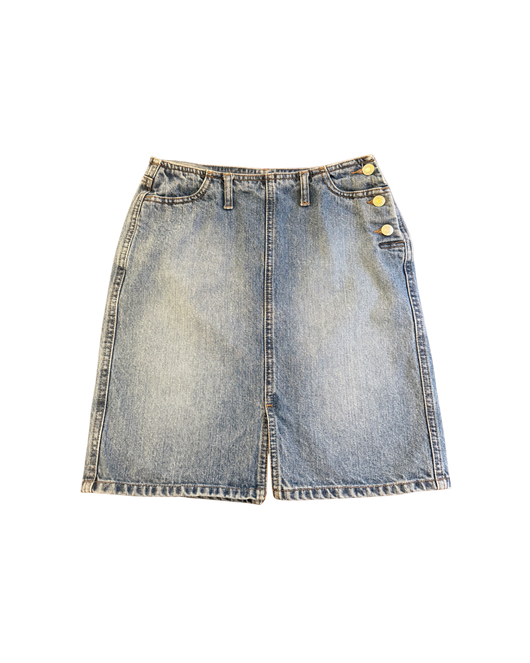 Gap Triple Button Denim Skirt - Size 0